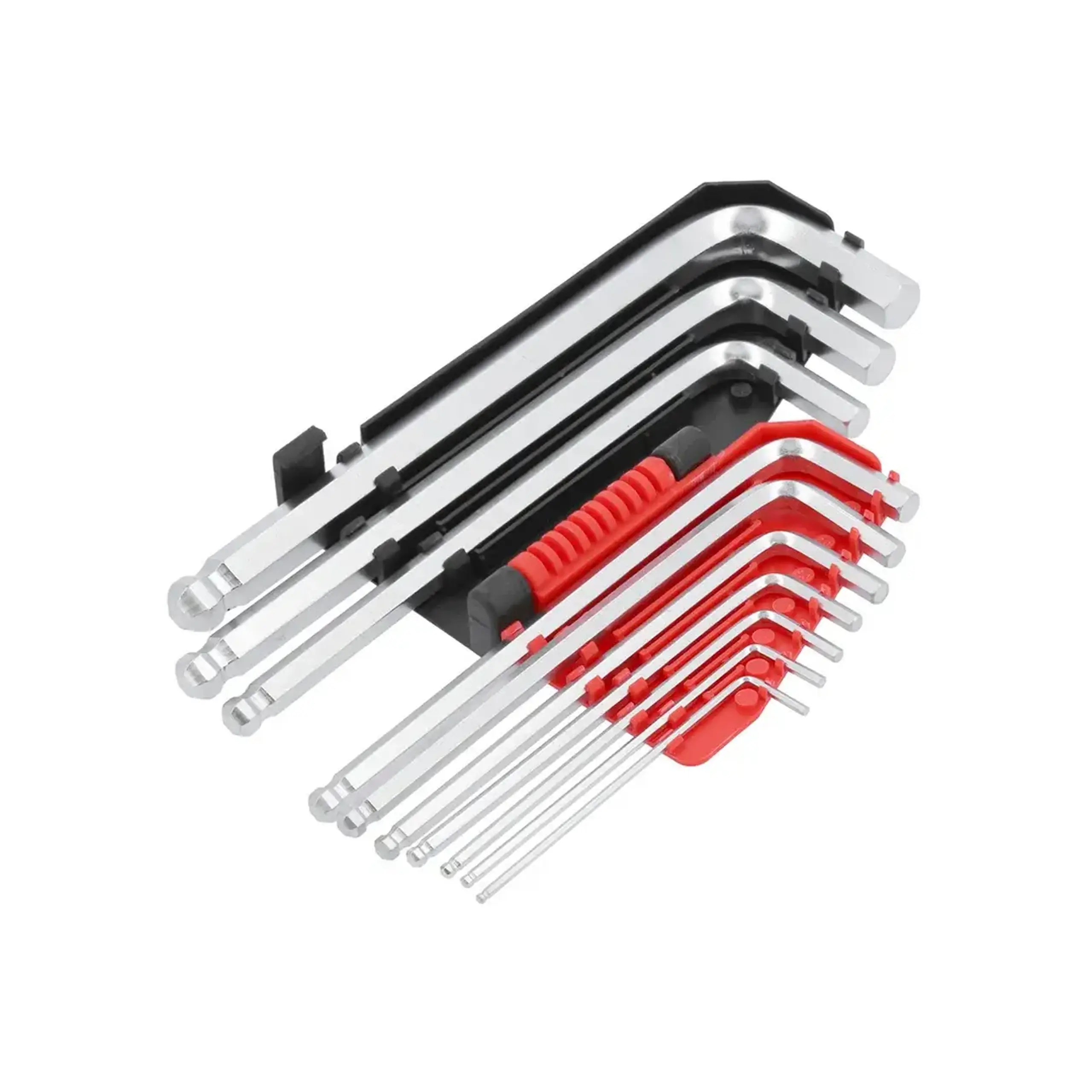 Set chei hexagonale cu cap sferic 2 - 12 mm 10 un. Yato