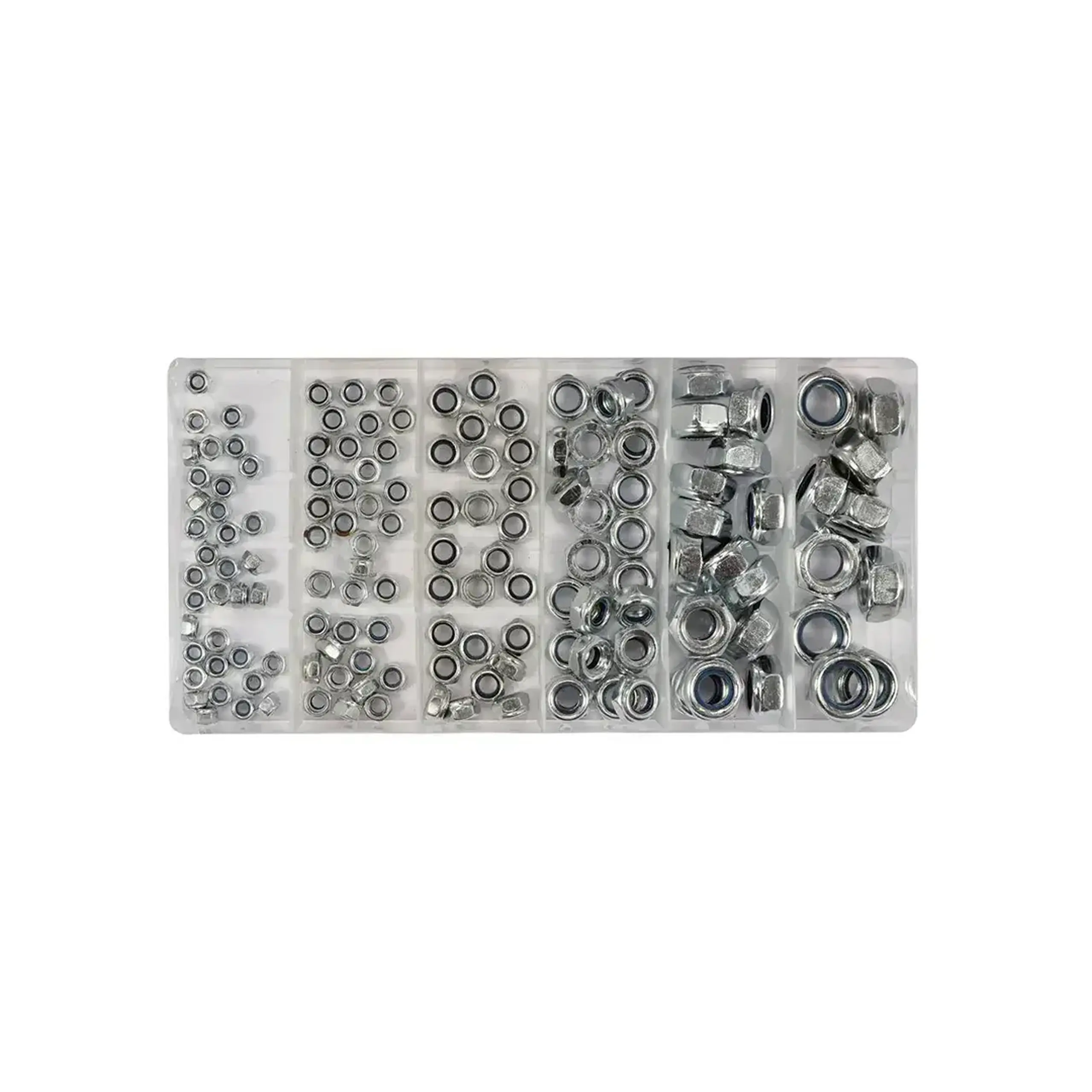 Set piulițe autoblocante M4, M5, M6, M8, M10, M12 146 buc. Yato