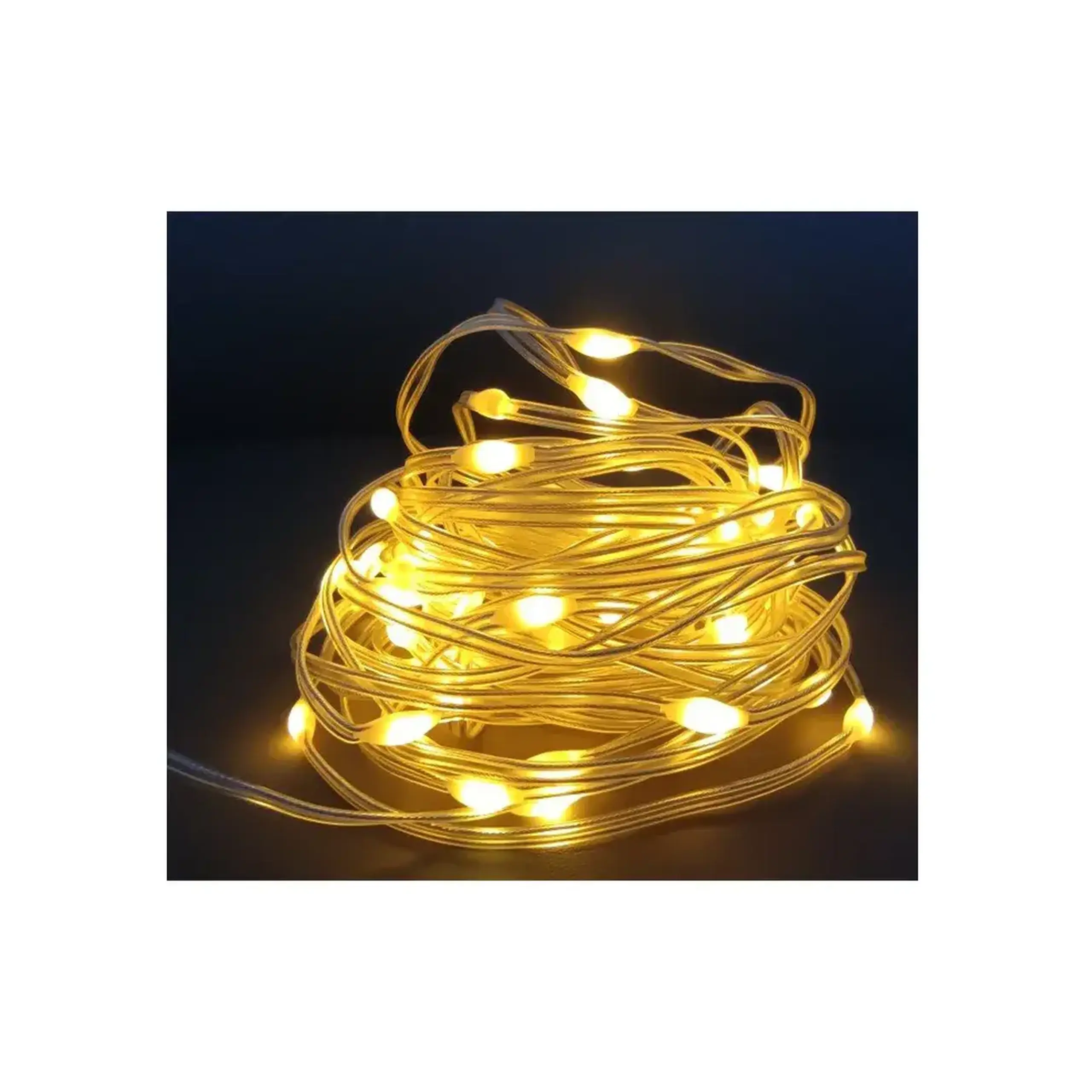 Ghirlandă FAIRY-10 30 W 10 m 3000 K 5/220 V IP65 LED Horoz - 3000 K (K) 60 W (W)