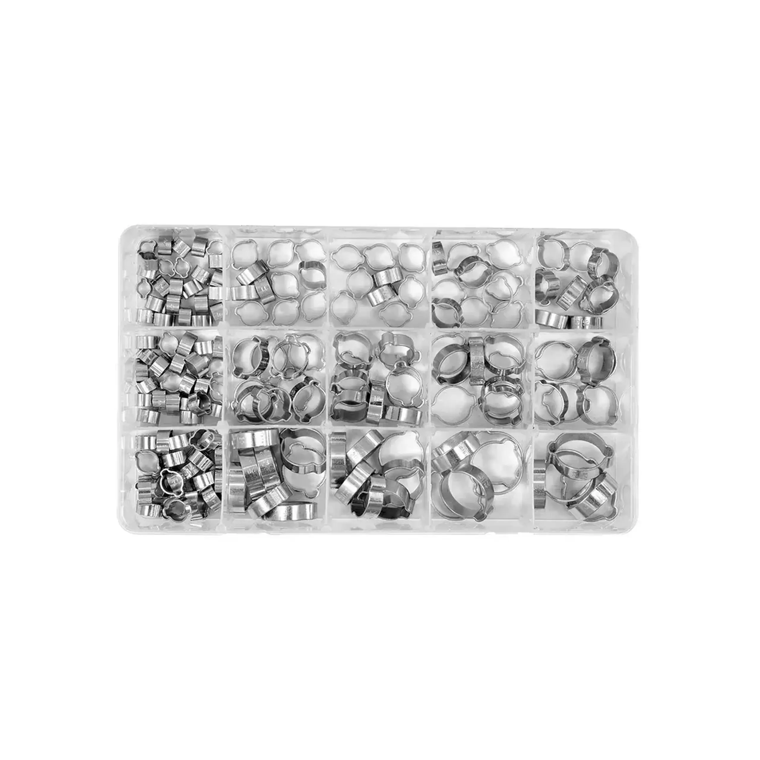 Set coliere pentru furtun 6 - 16 mm Yato - Bucăți în ambalaj 175 buc.