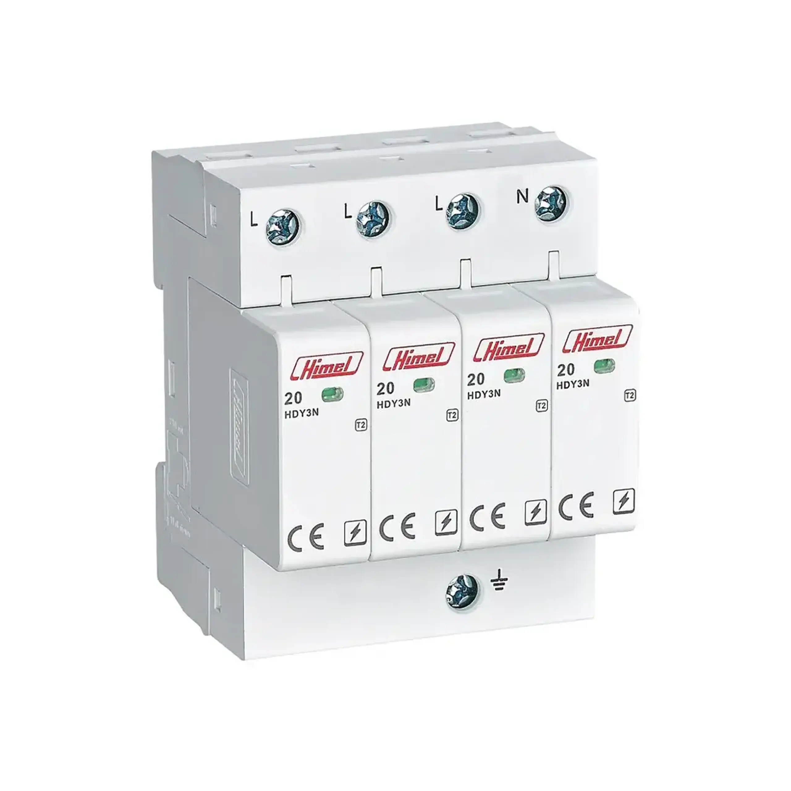 Descărcător HDY3N-20 1P 20 kA 440 V Himel - 20 kA (A) 4P