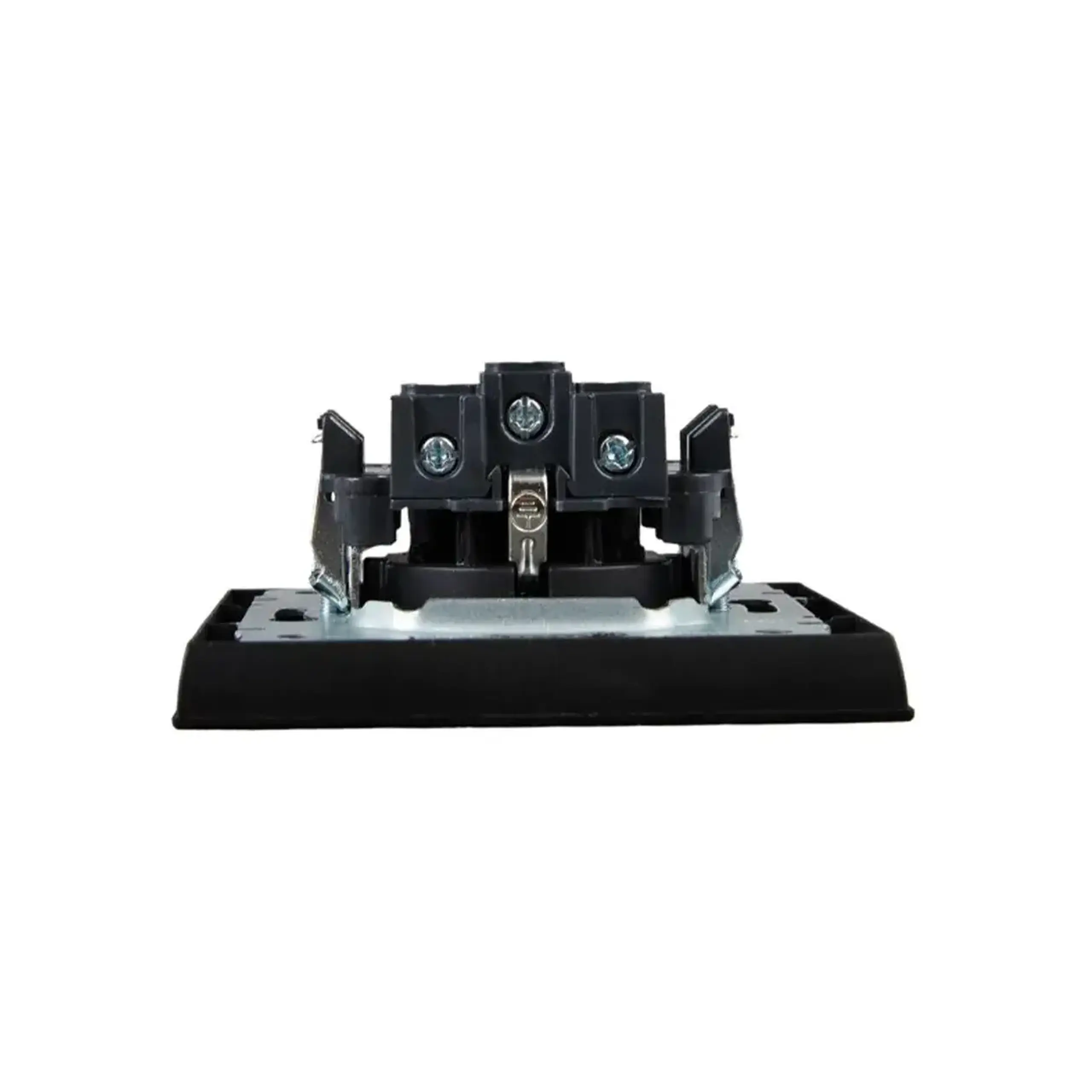 Priză cu împământare și obturator BRITE 16 A 220 - 240 V Negru IEK