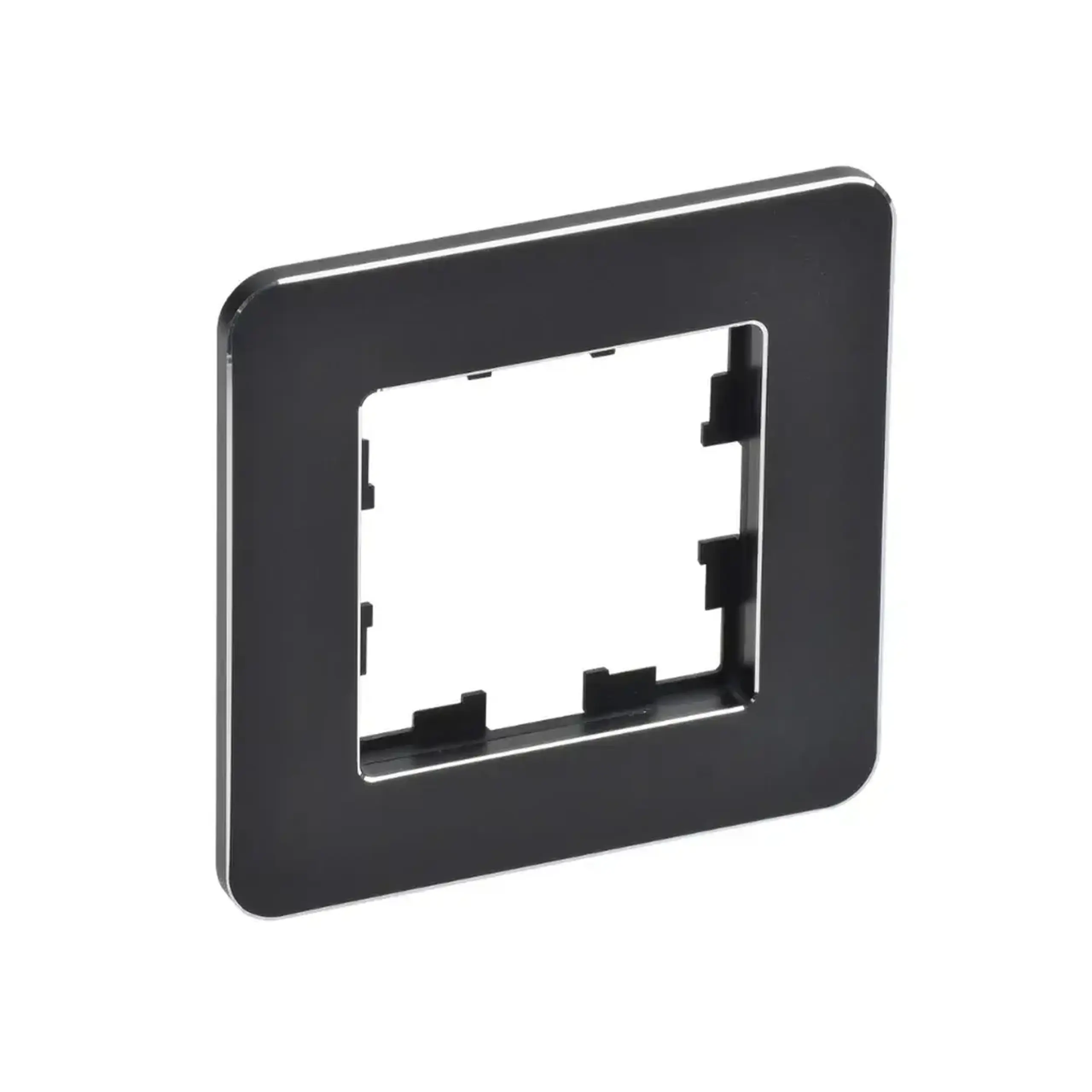 Ramă BRITE Negru IEK - Dimensiuni (L x W x H x Ø) 94 x 94 x 9.9 mm