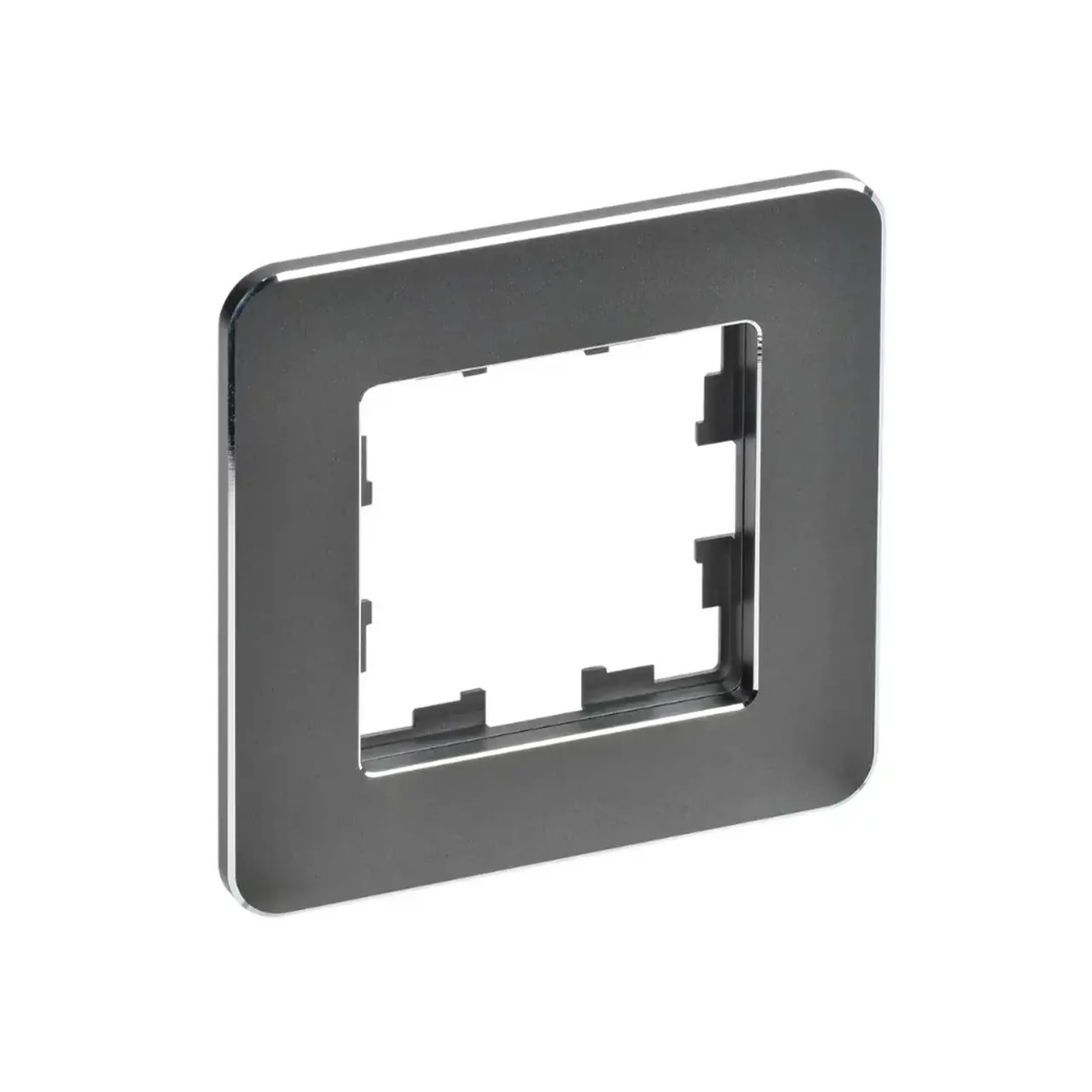 Ramă BRITE Titan IEK - Dimensiuni (L x W x H x Ø) 94 x 94 x 9.9 mm
