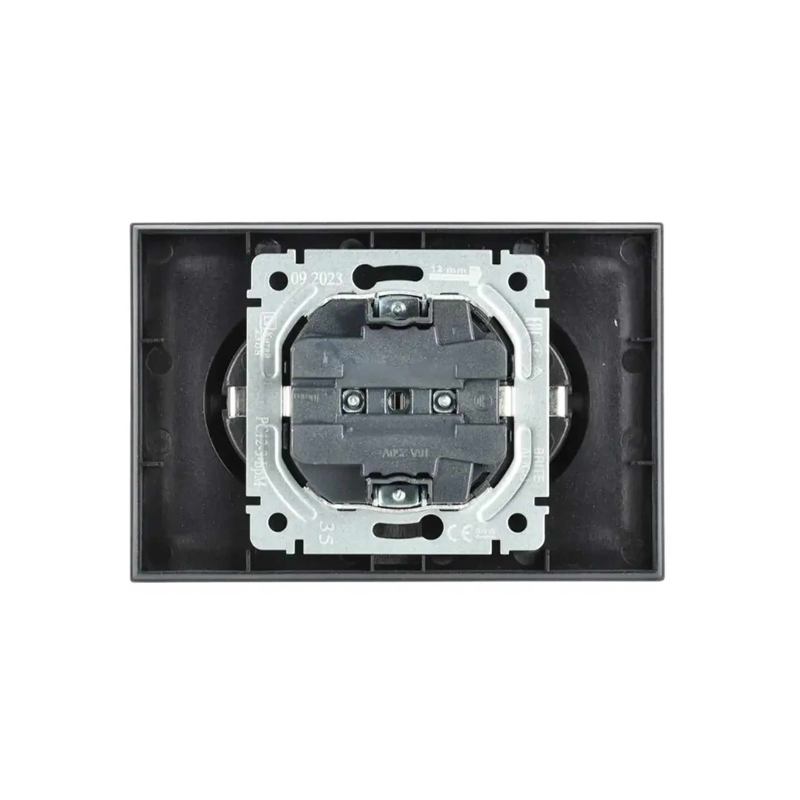 Priză dublă cu împământare BRITE 16 A 220 - 240 V Marengo IEK