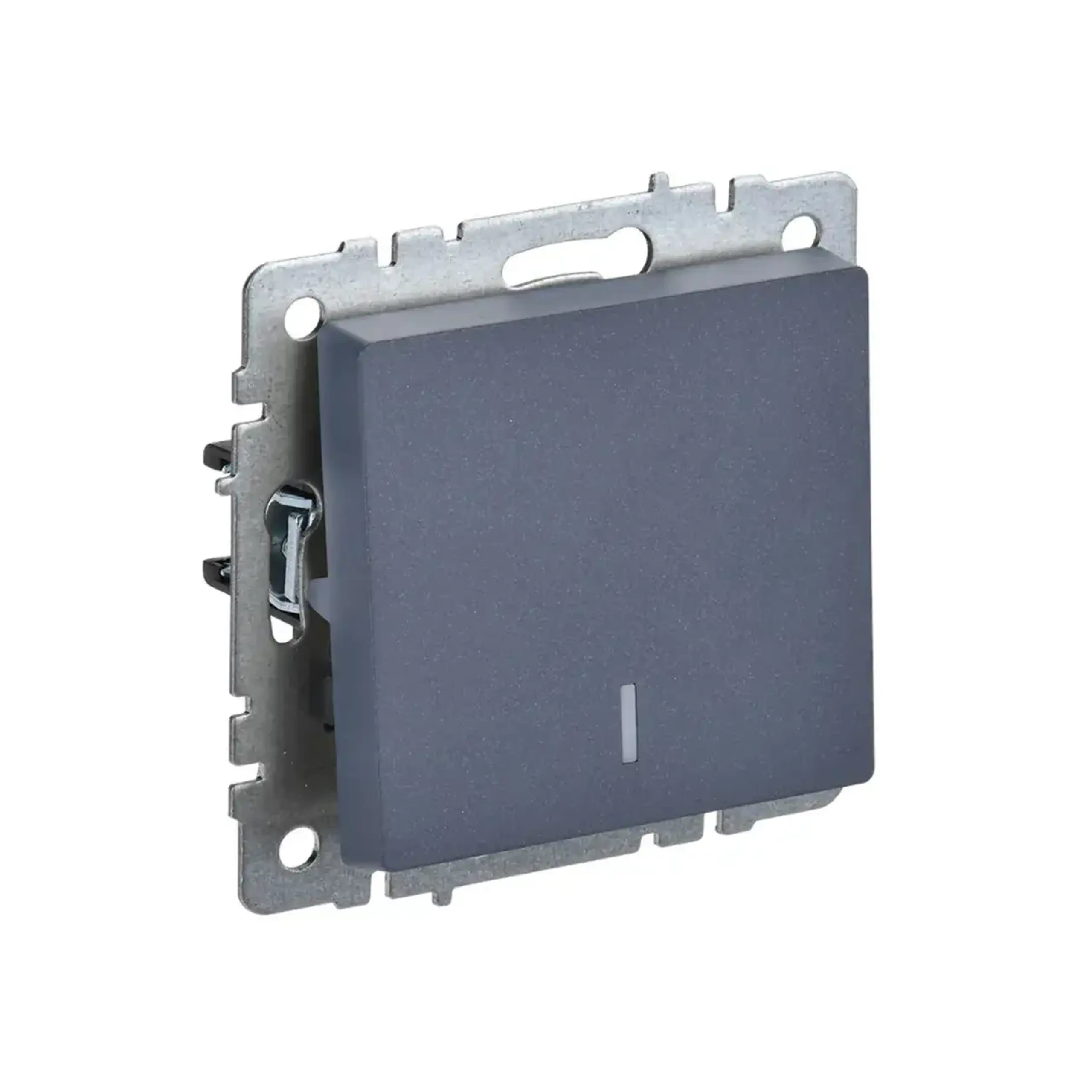 Întrerupător cu indicator BRITE 10 A 220 - 240 V Alb IEK - Culoare Marengo