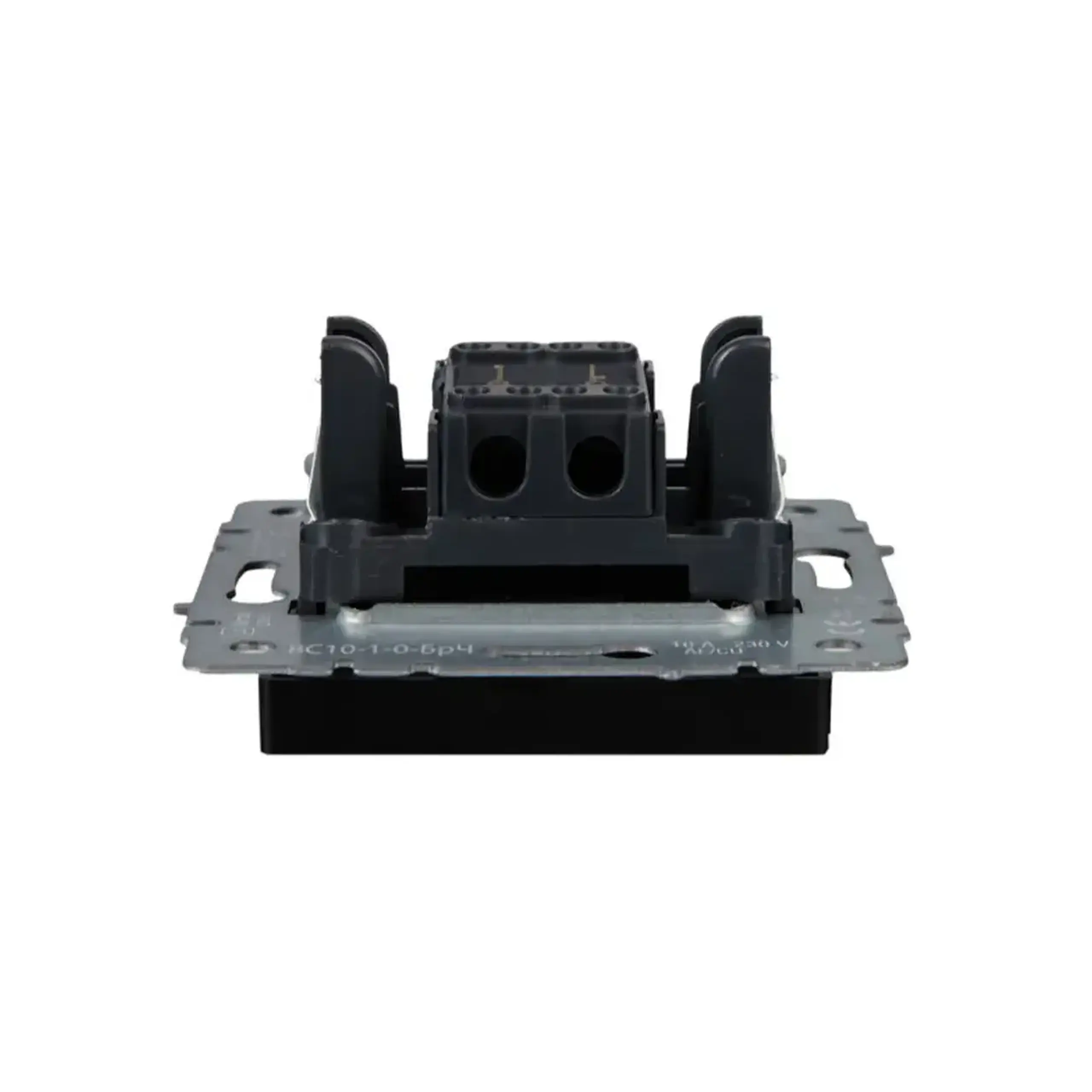 Întrerupător cu indicator BRITE 10 A 220 - 240 V Negru IEK