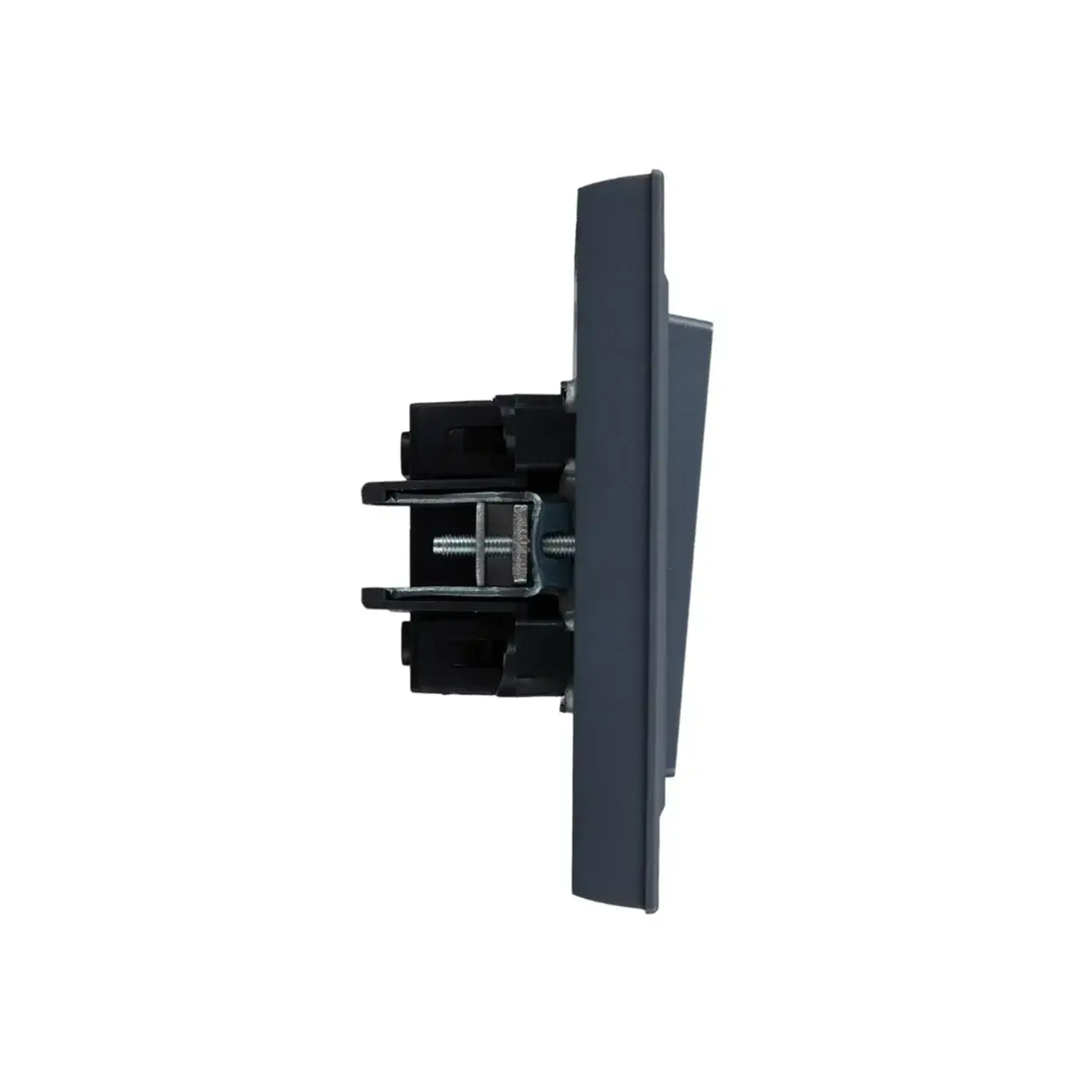 Întrerupător dublu BRITE 10 A 220 - 240 V Negru IEK