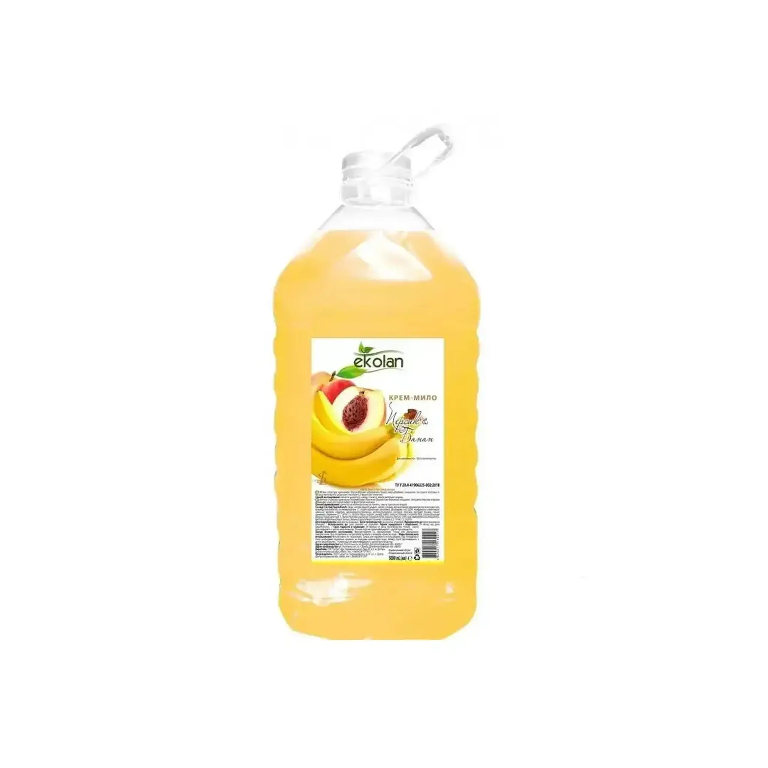 Săpun lichid Piersic-banană 5 l Ekolan