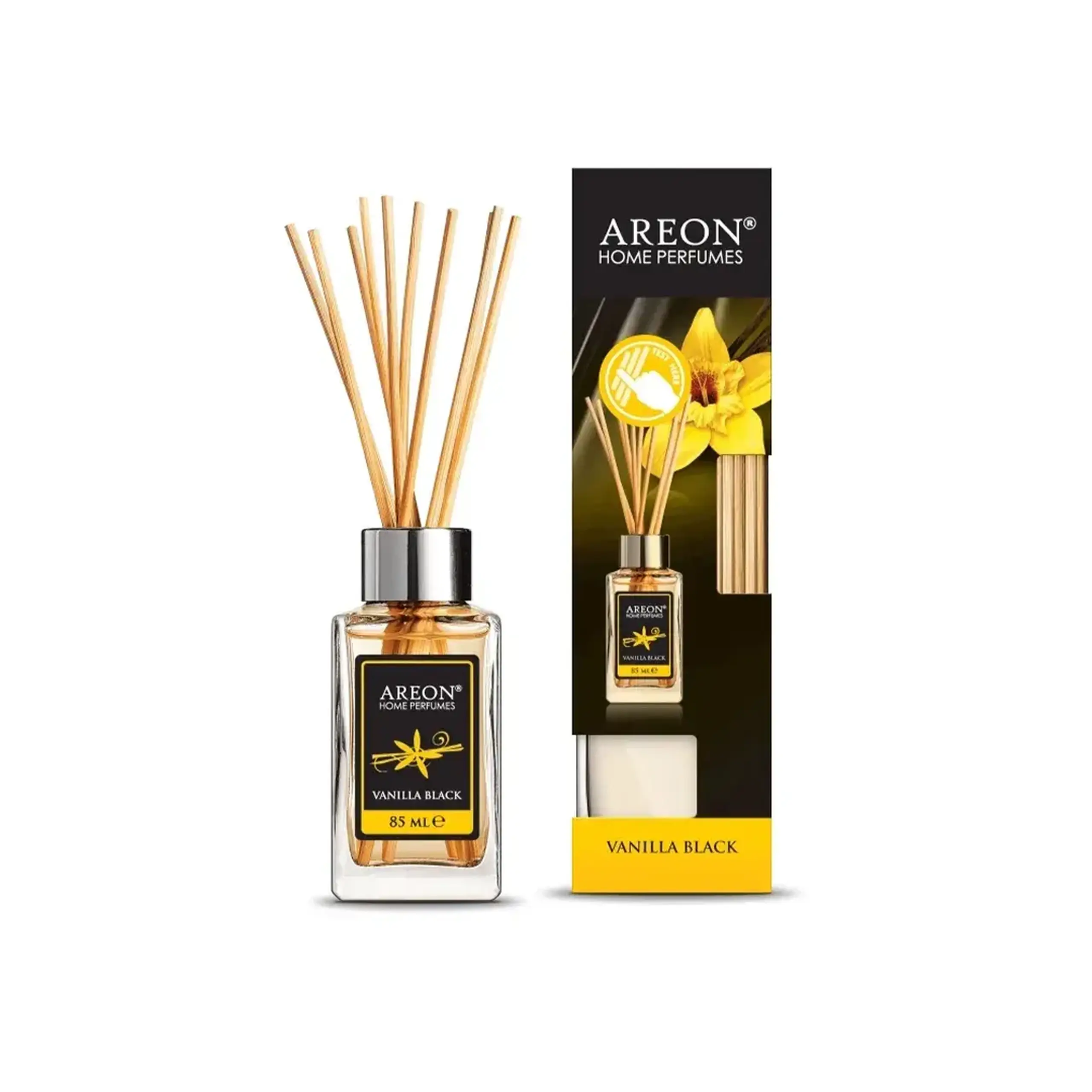 Aromatizator VANILIA BLACK 85 ml AREON - Volum rezervor 85 ml