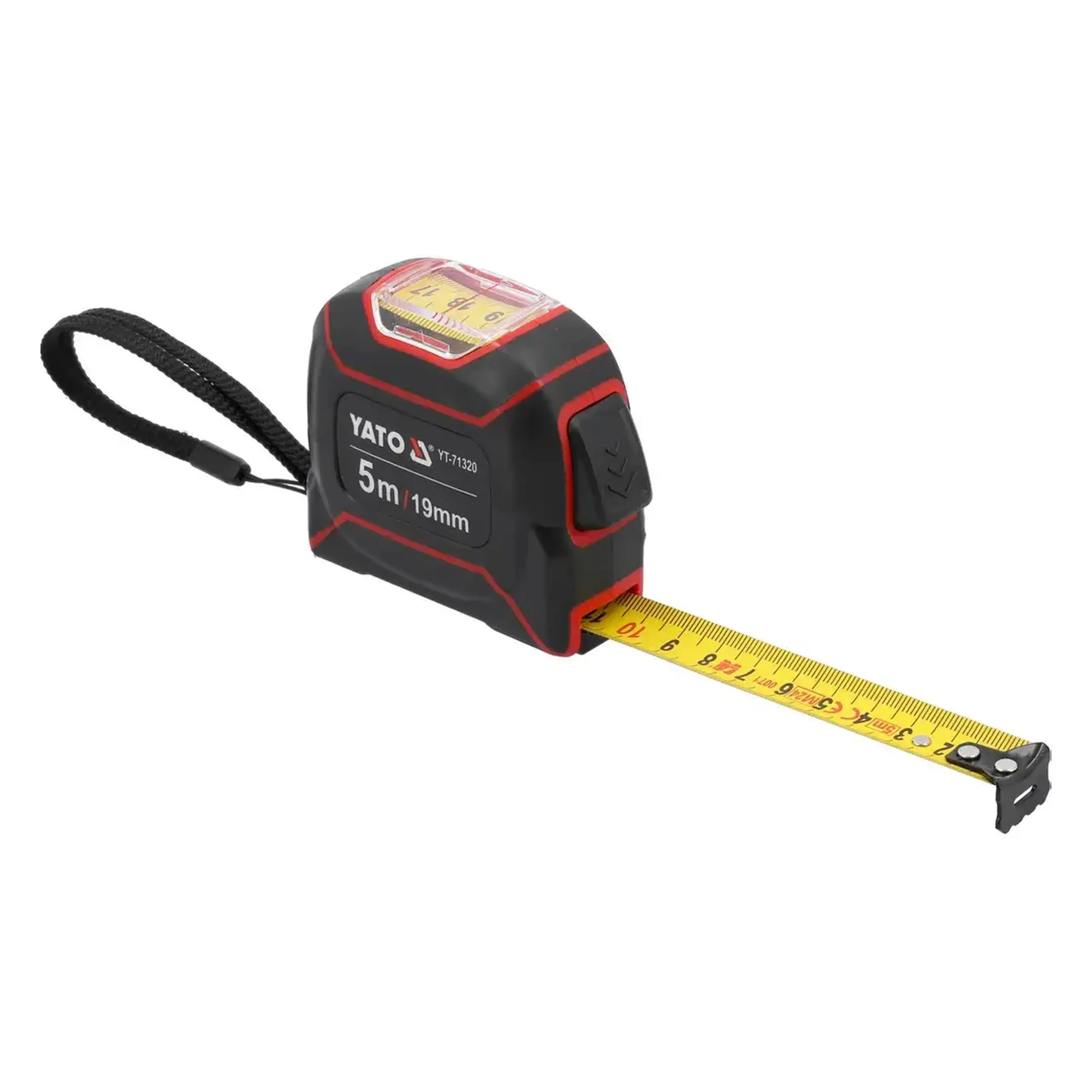 Ruletă cu fereastră de citire 5 m x 19 mm Yato