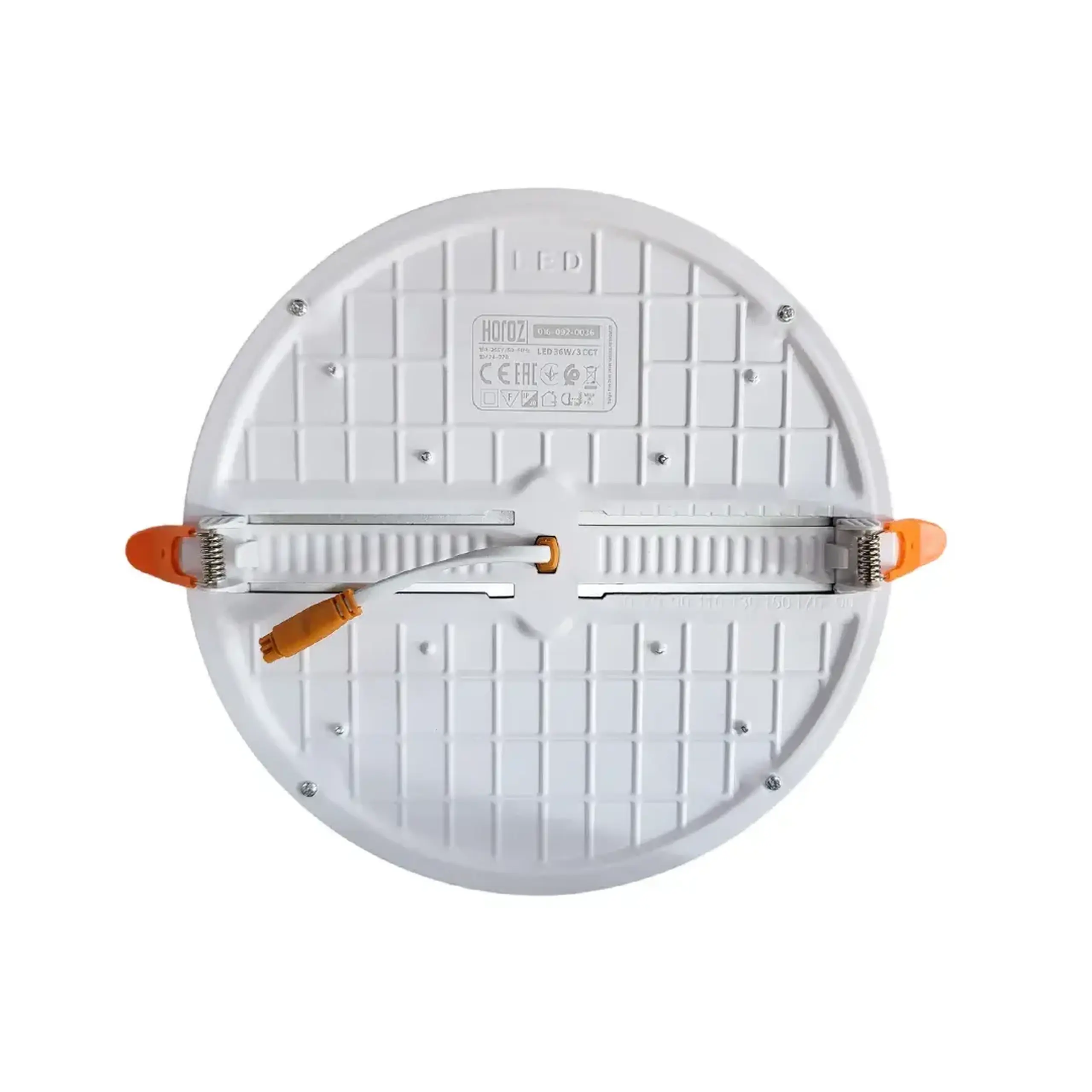 Felinar LED PAULA-9 9 W SMD 3CCT 220 - 240 V IP20 Horoz - Alb PAULA-36