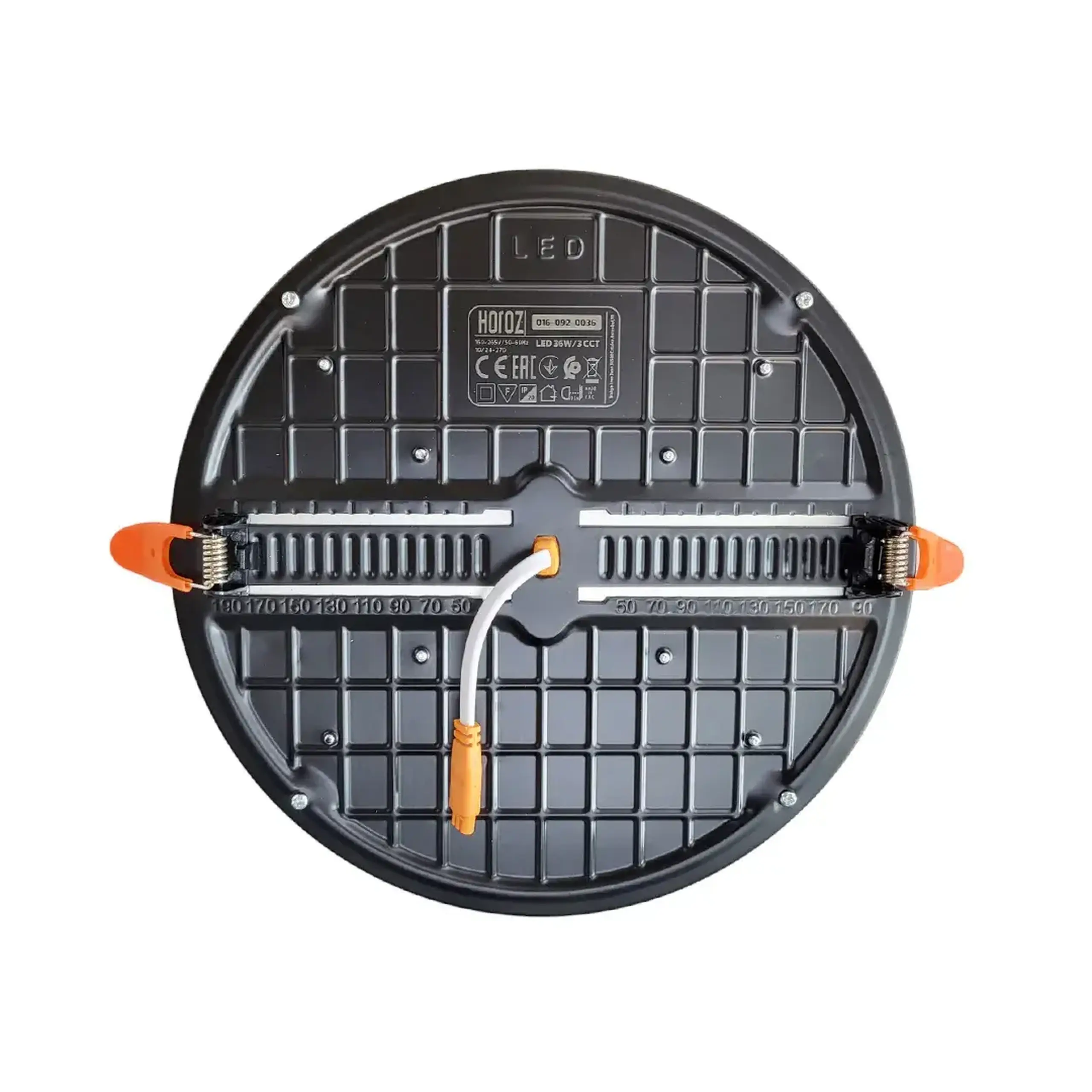 Felinar LED PAULA-9 9 W SMD 3CCT 220 - 240 V IP20 Horoz - Negru PAULA-36