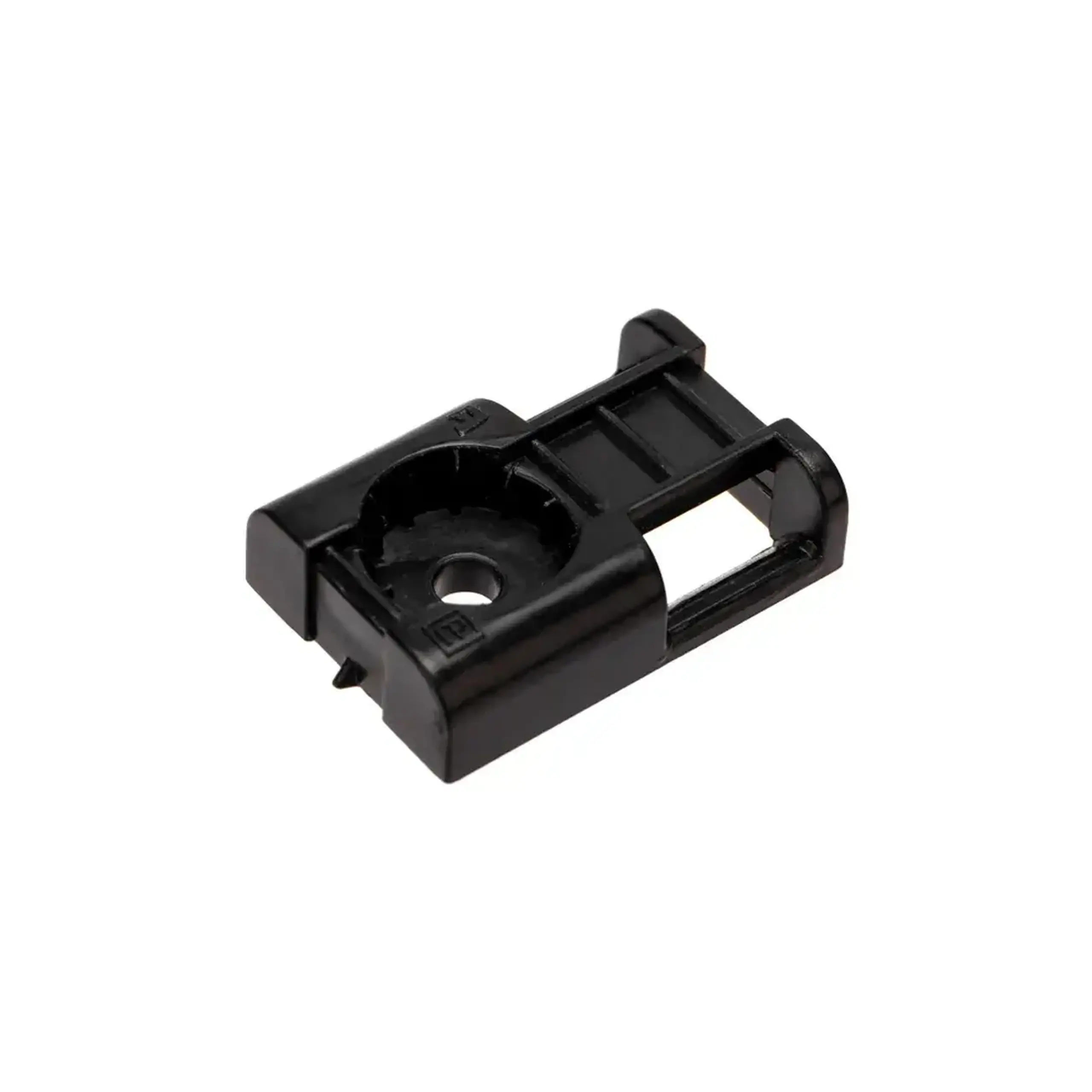 Set suport curelușe 100 buc. Negru Plastic