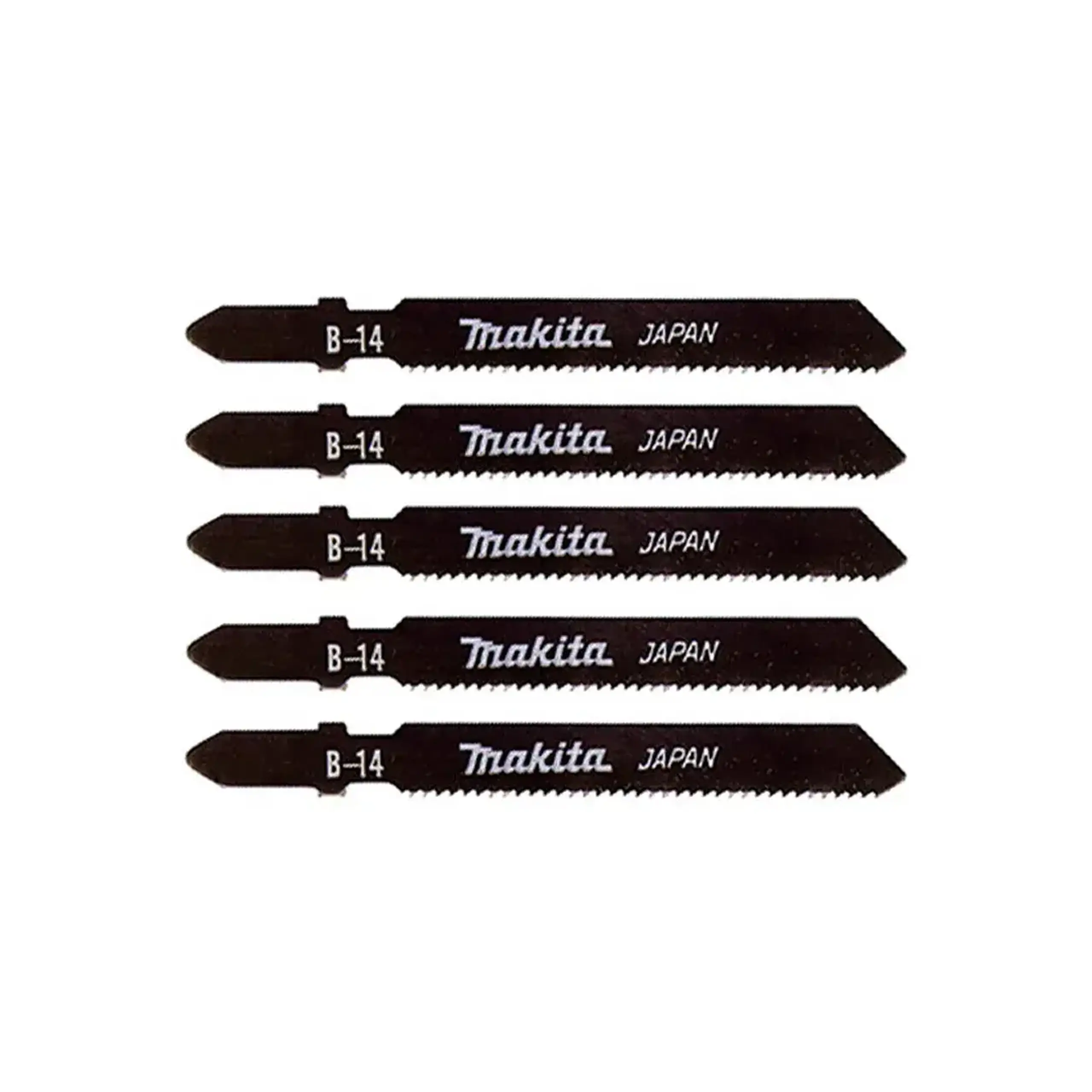 Set pânze pentru lemn și plastic pentru fierăstrau vertical (pendular) 75 mm 5 buc. Makita - Lungime lamă 75 mm