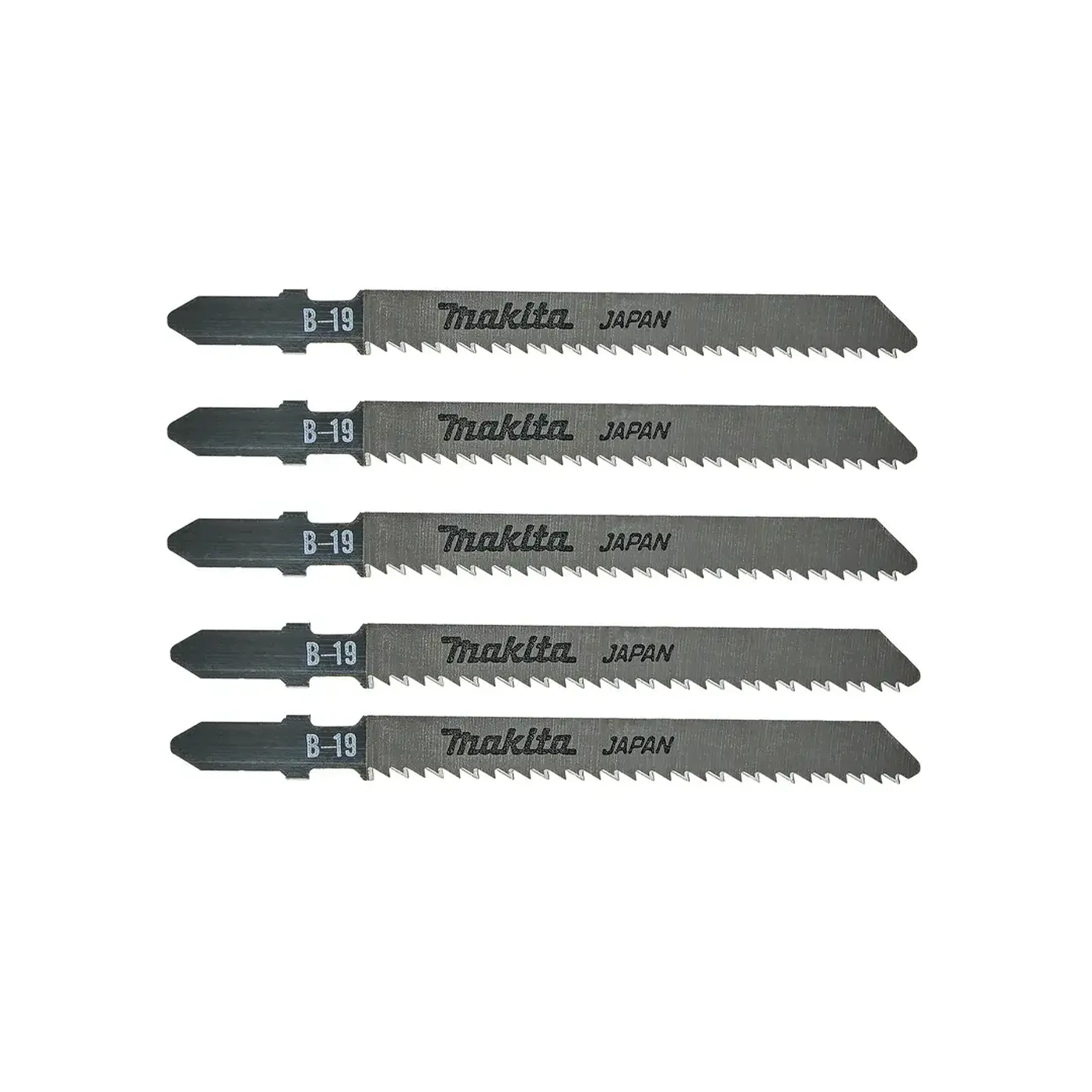 Set pânze pentru lemn și plastic pentru fierăstrau vertical (pendular) 75 mm 5 buc. Makita - Lungime lamă 90 mm