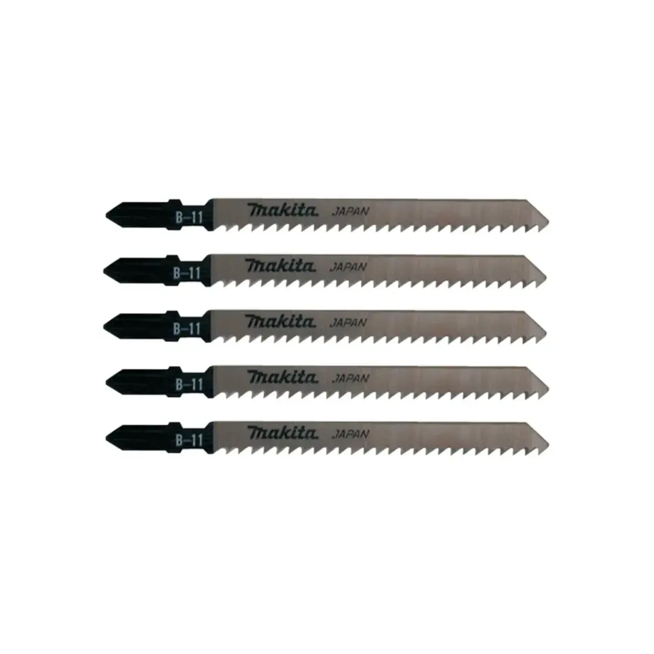 Set pânze pentru lemn și plastic pentru fierăstrau vertical (pendular) 75 mm 5 buc. Makita - Lungime lamă 105 mm