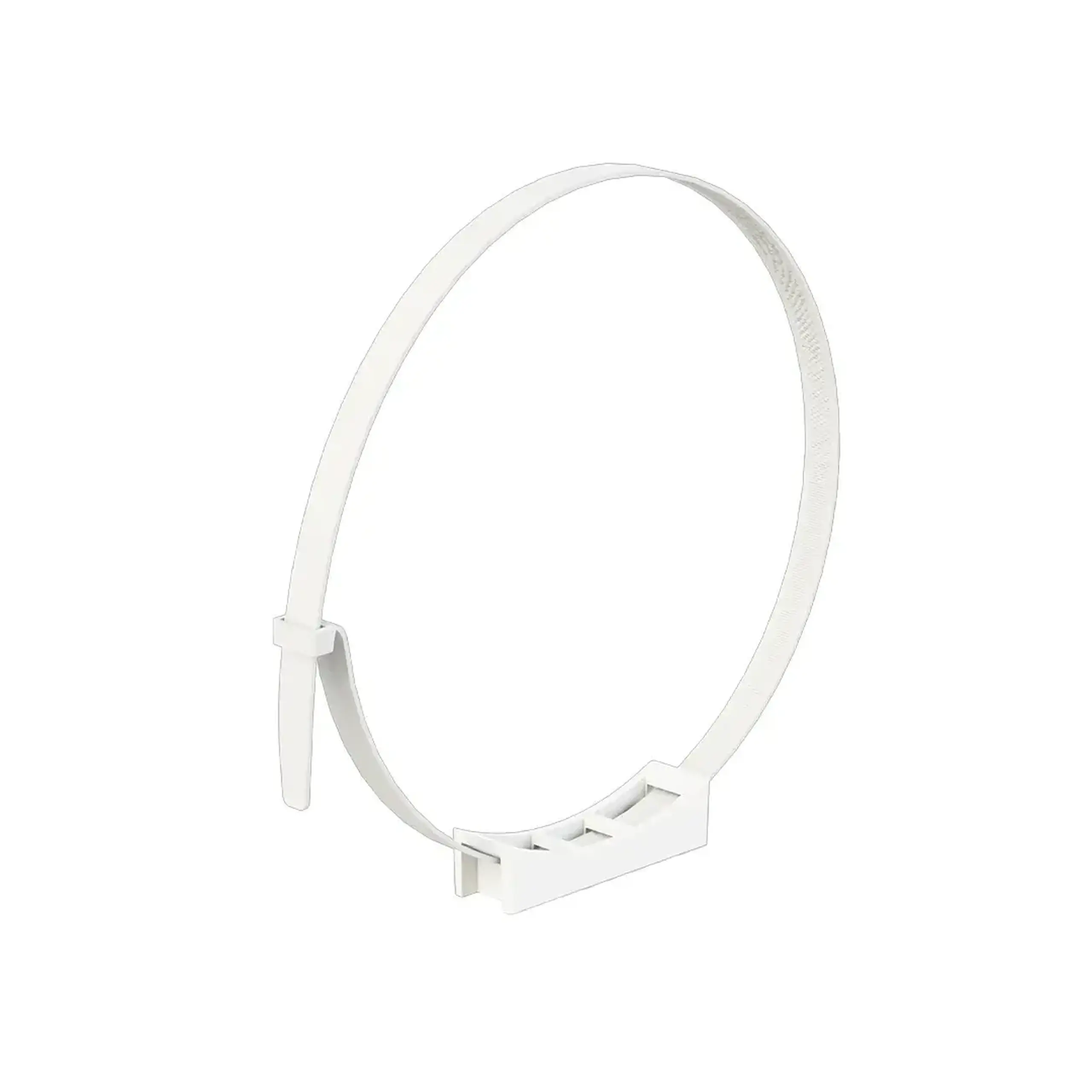 Suport pentru țeavă/cablu 75 - 150 mm 2 buc. Alb Plastic ORNO