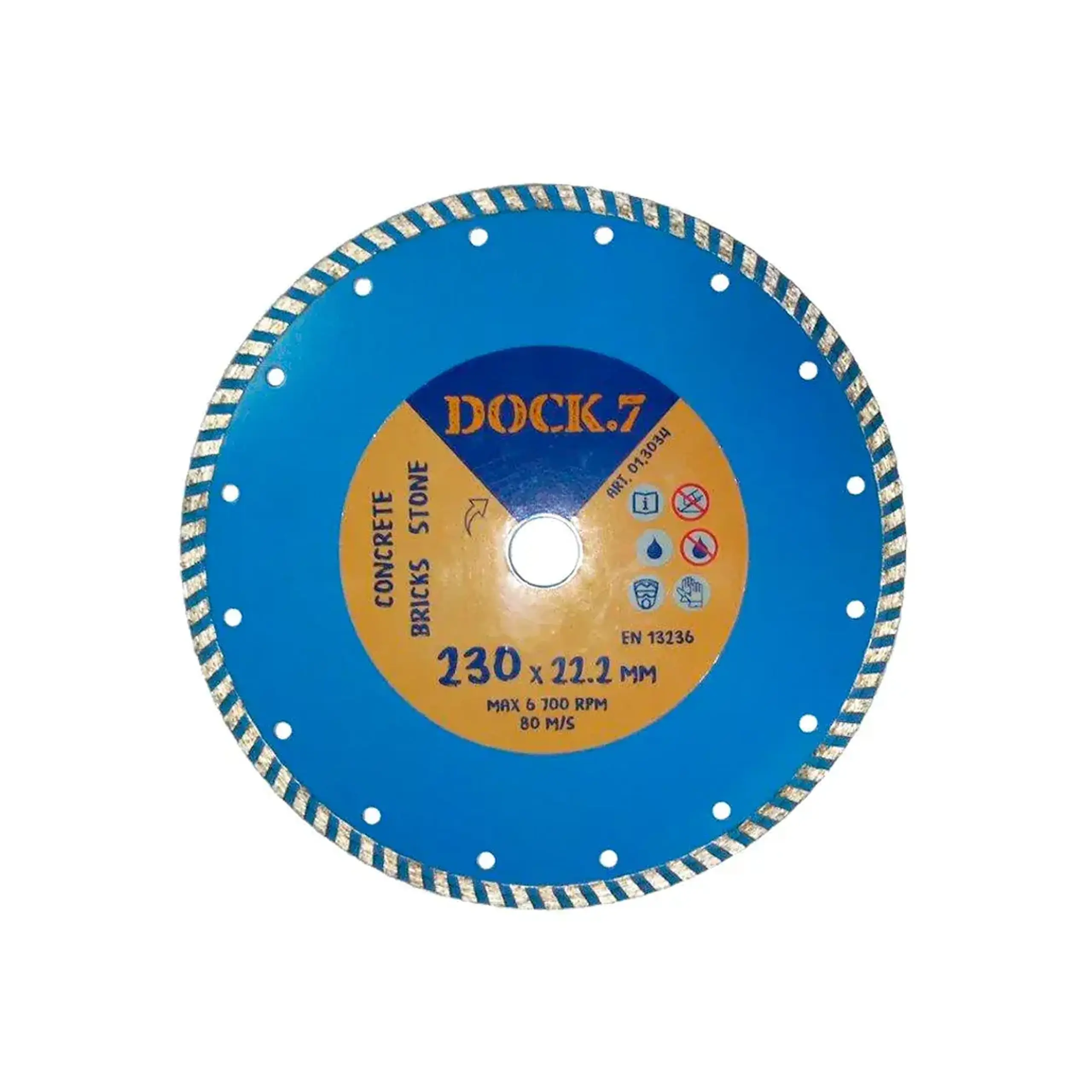 Disc diamantat pentru beton TURBO 230 * 22.2 mm