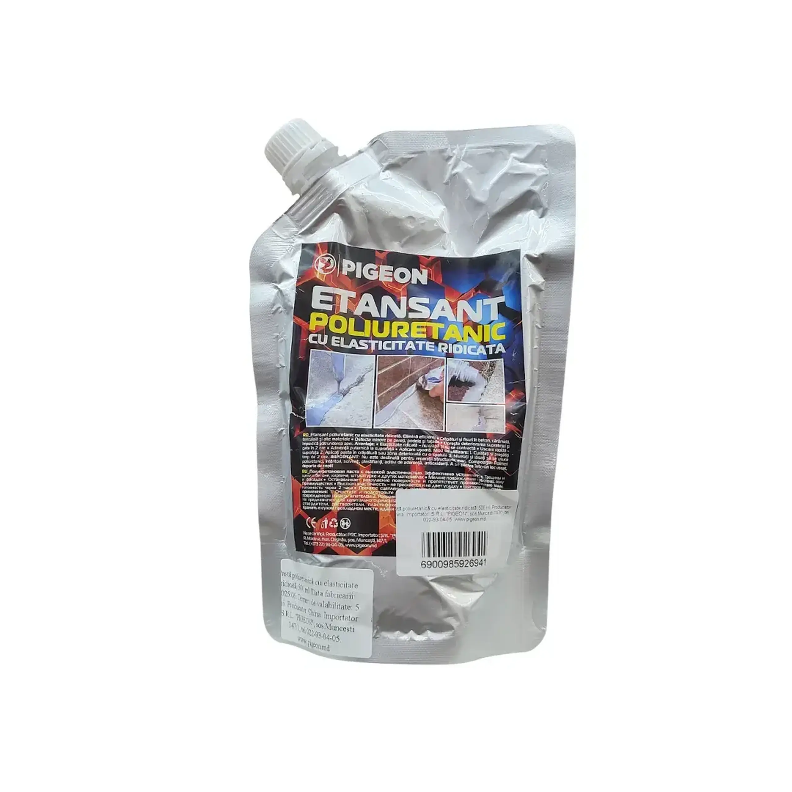Etanșant poliuretanic cu elesticitate ridicată 500 ml Pigeon