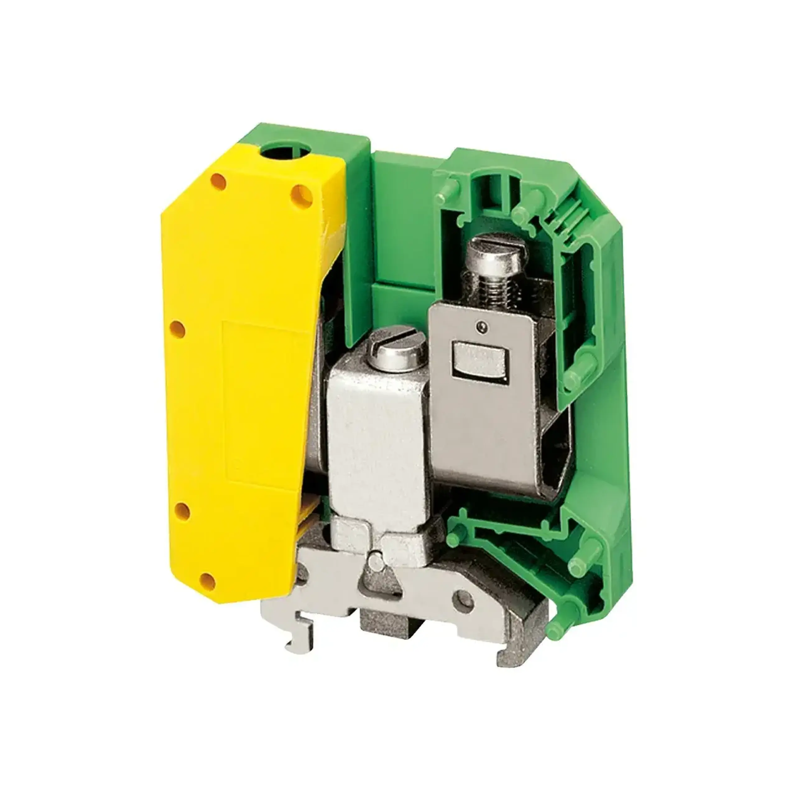 Panou de contacte 35 mm² Schneider-Electric - Galben/Verde 50 mm² (L x W x H x Ø)