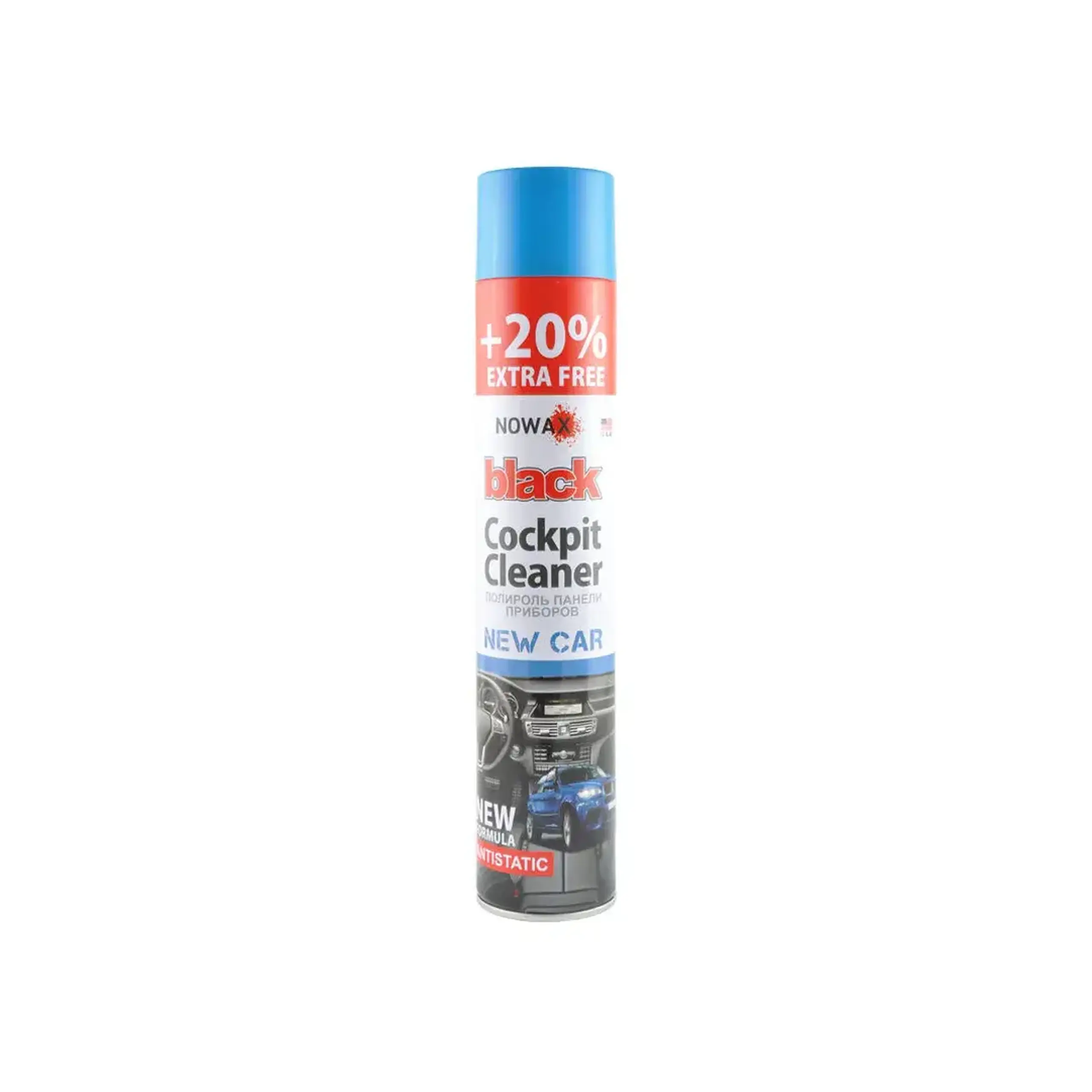 Soluție pentru lustruire plastic NEW CAR 750 ml Nowax