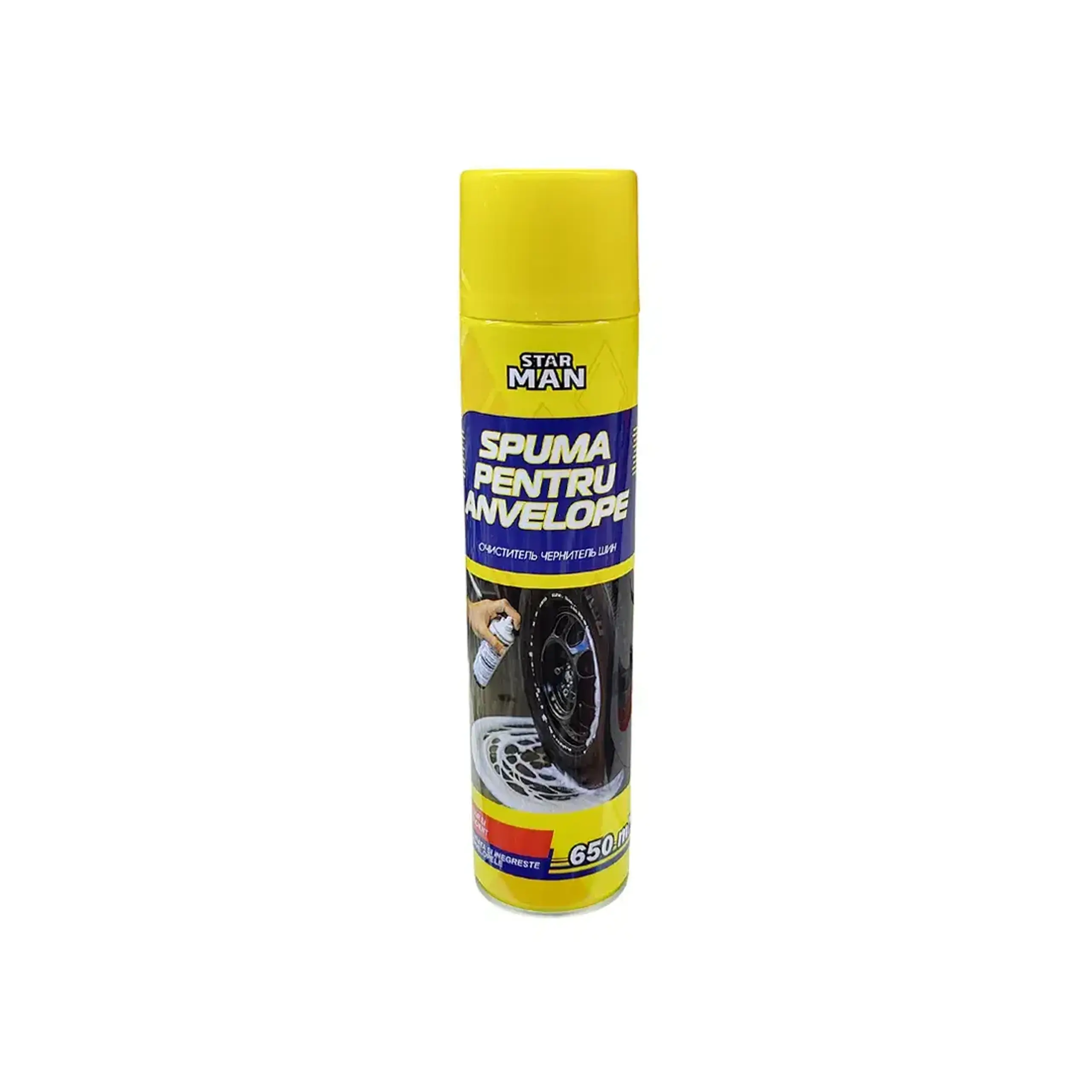 Spumă pentru curățare anvelope 650 ml Star Man
