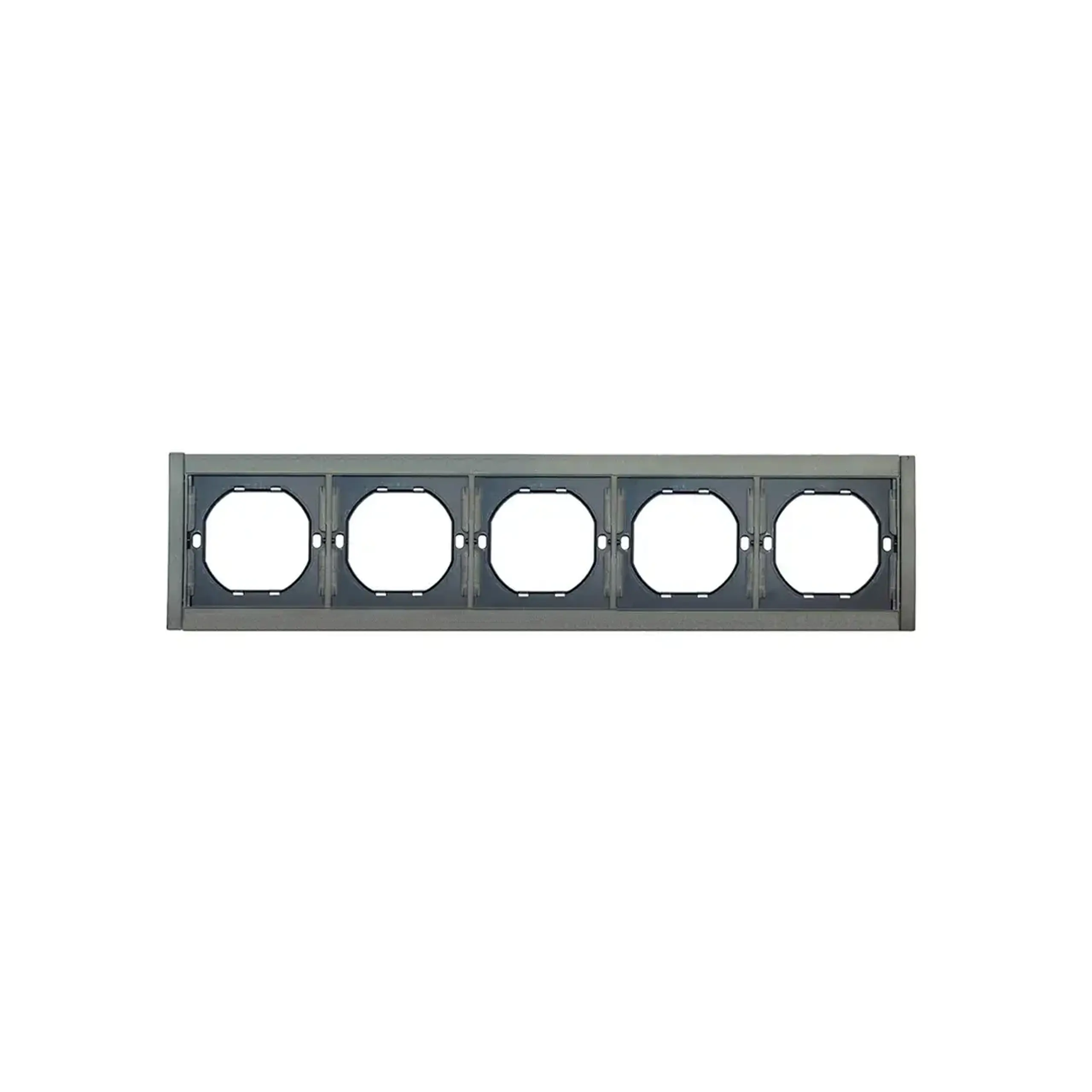 Ramă cu 4 locuri REMI Antracit Orizontal/vertical Elmos - Dimensiuni (L x W x H x Ø) 368 x 85 mm