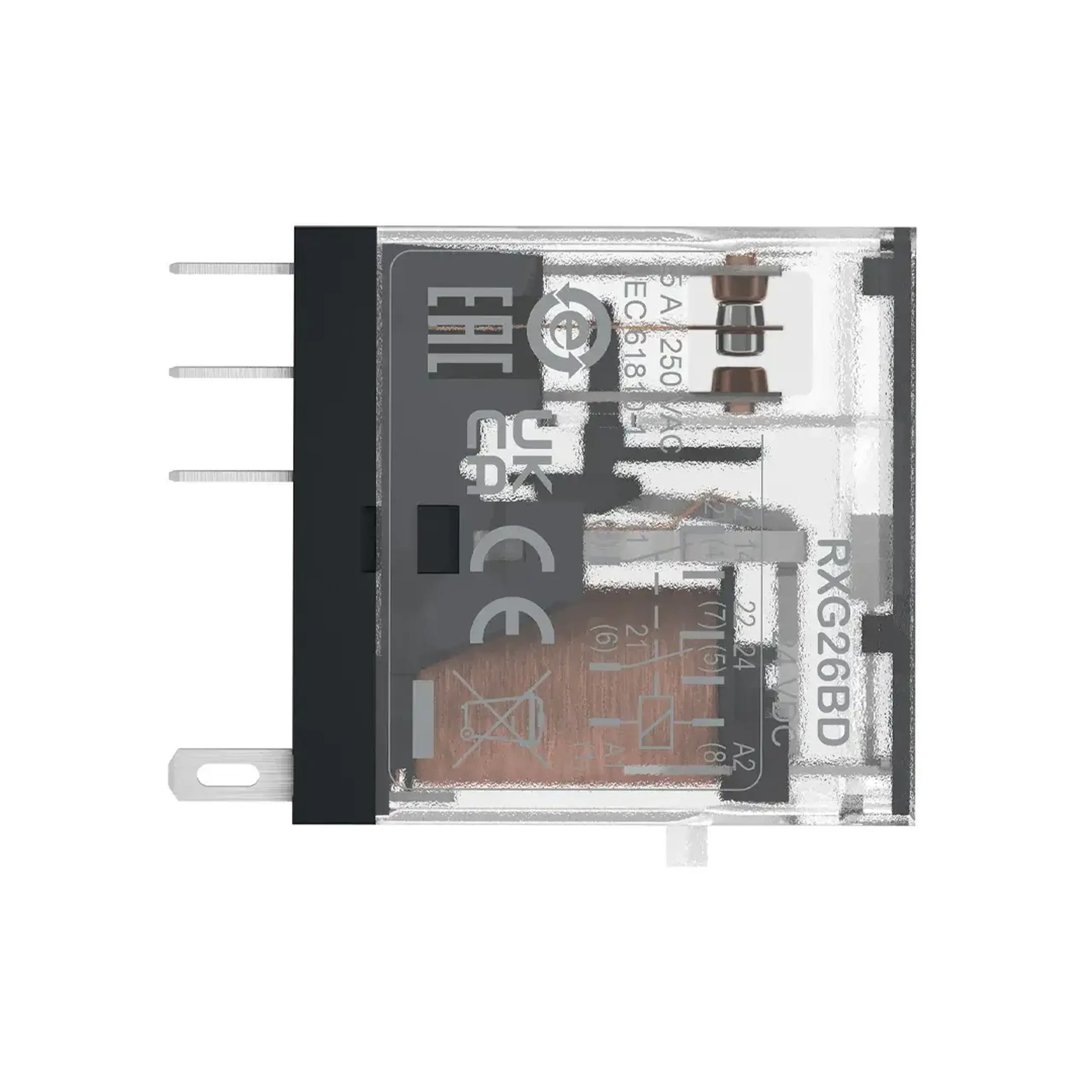 Releu de interfață 5 A 24 V DC IP40 250 V AC Schneider-Electric