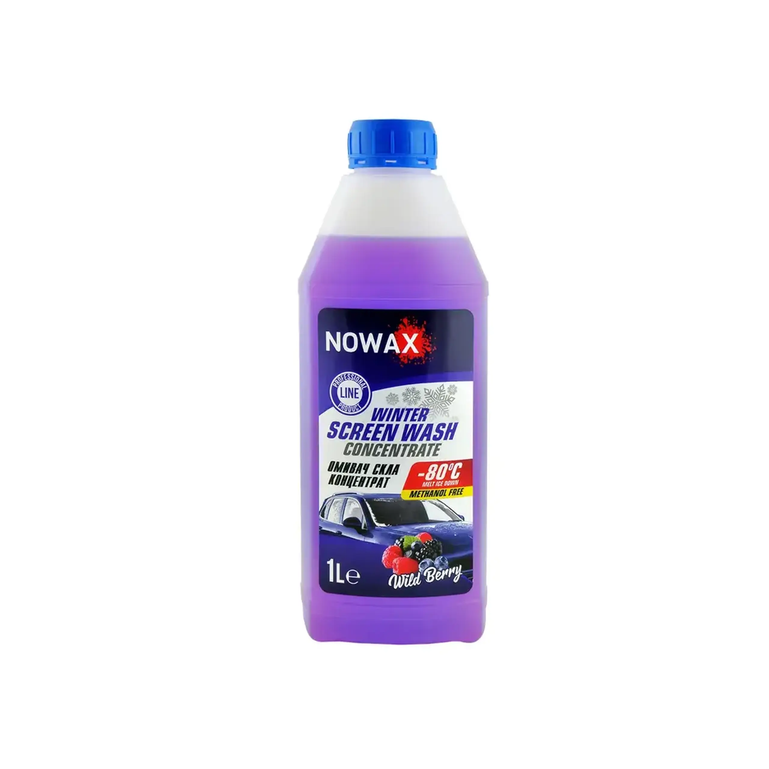 Lichid pentru spălarea parbrizului iarna WILDBERRY 1 l Nowax