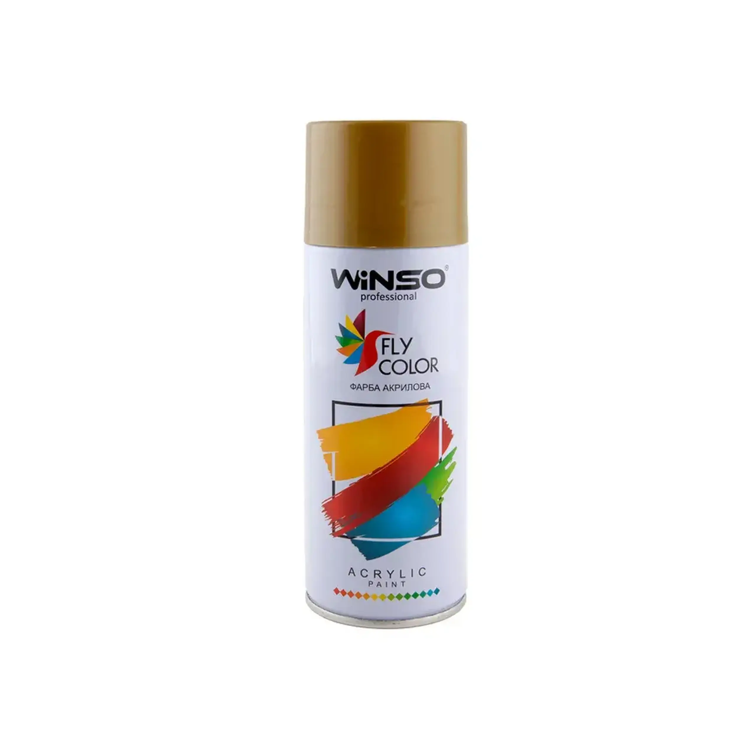 Vopsea spray acrilică Fly Color Auriu 450 ml WINSO