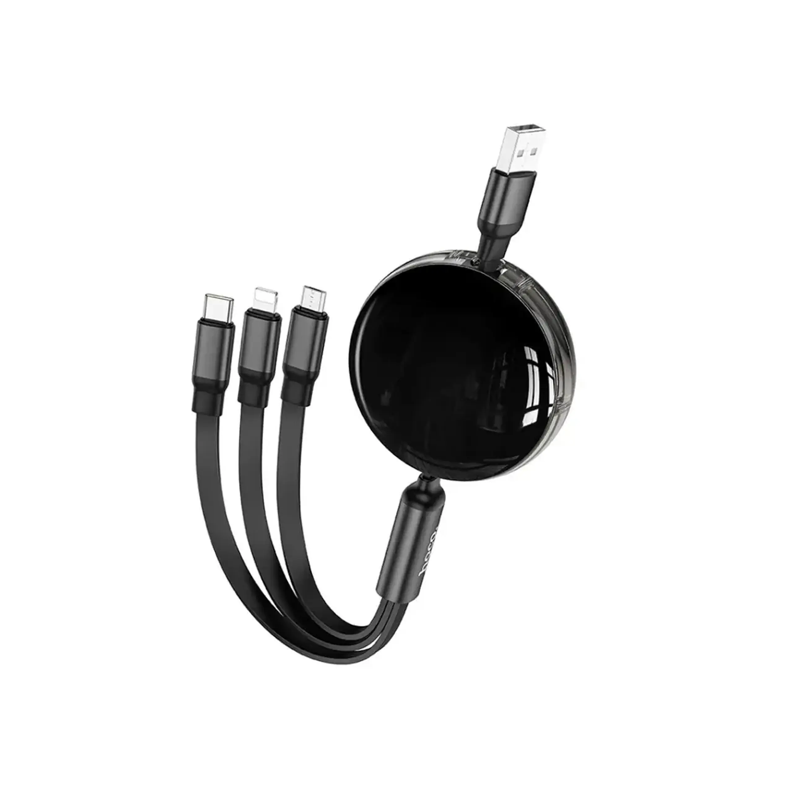 Cablu 3 în 1 USB A - MicroUSB/Type C/Lightning 1 m X78 Hoco