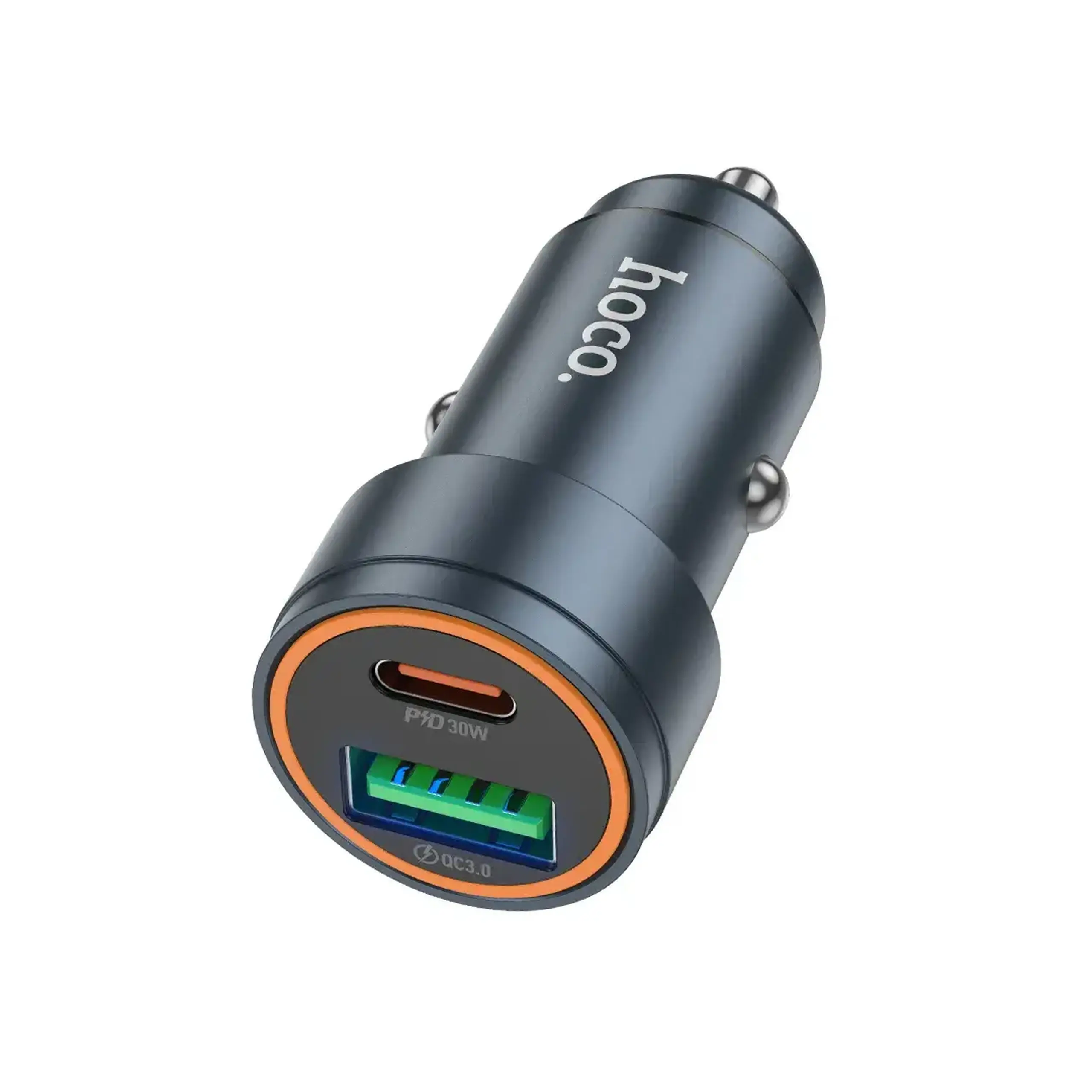 Încărcător auto rapid Z57A 5 V 54 x 25 mm USB A + Type C 3 A Hoco