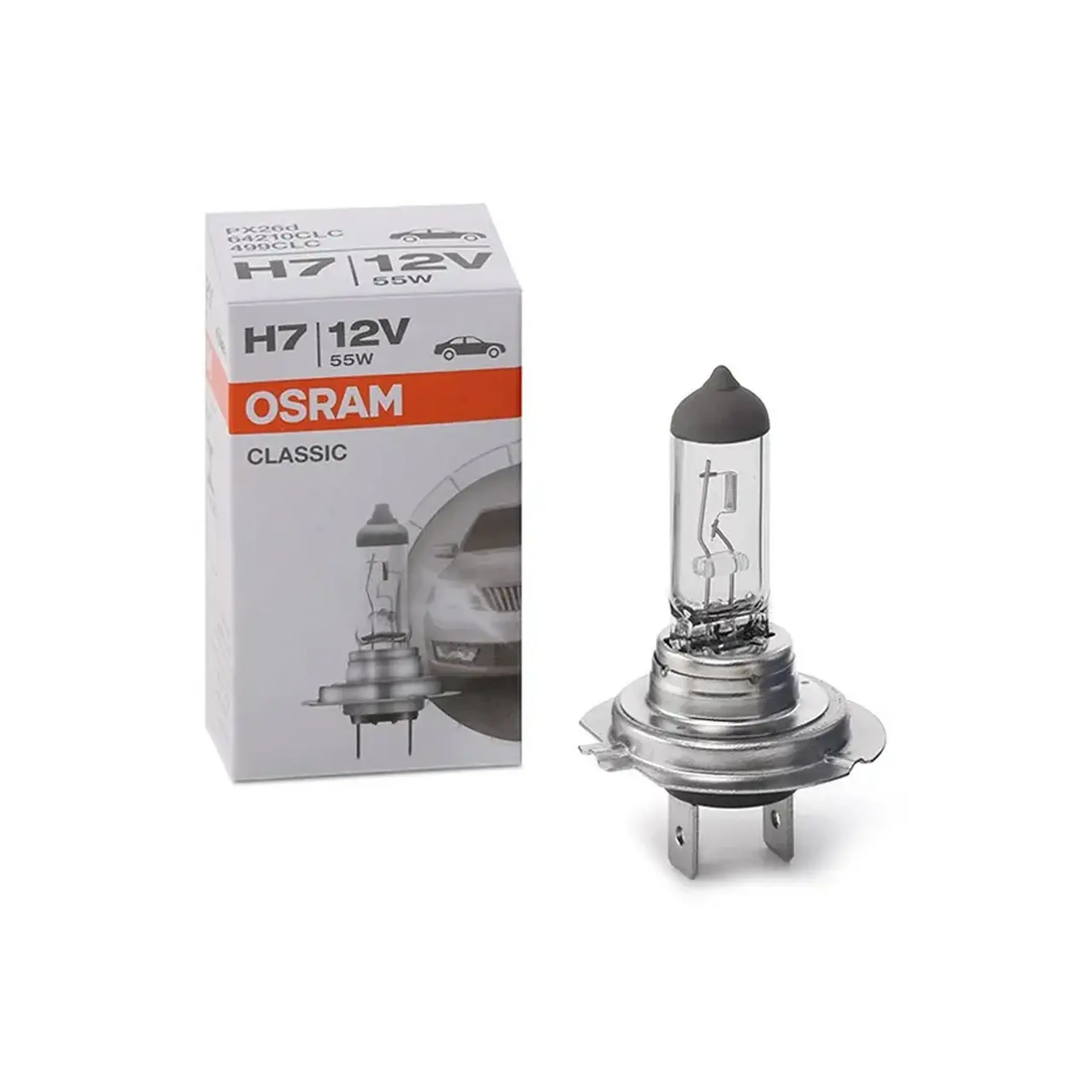 Bec auto cu halogen H7 55 W PX26d 1500 lm 4200 K 12 V OSRAM