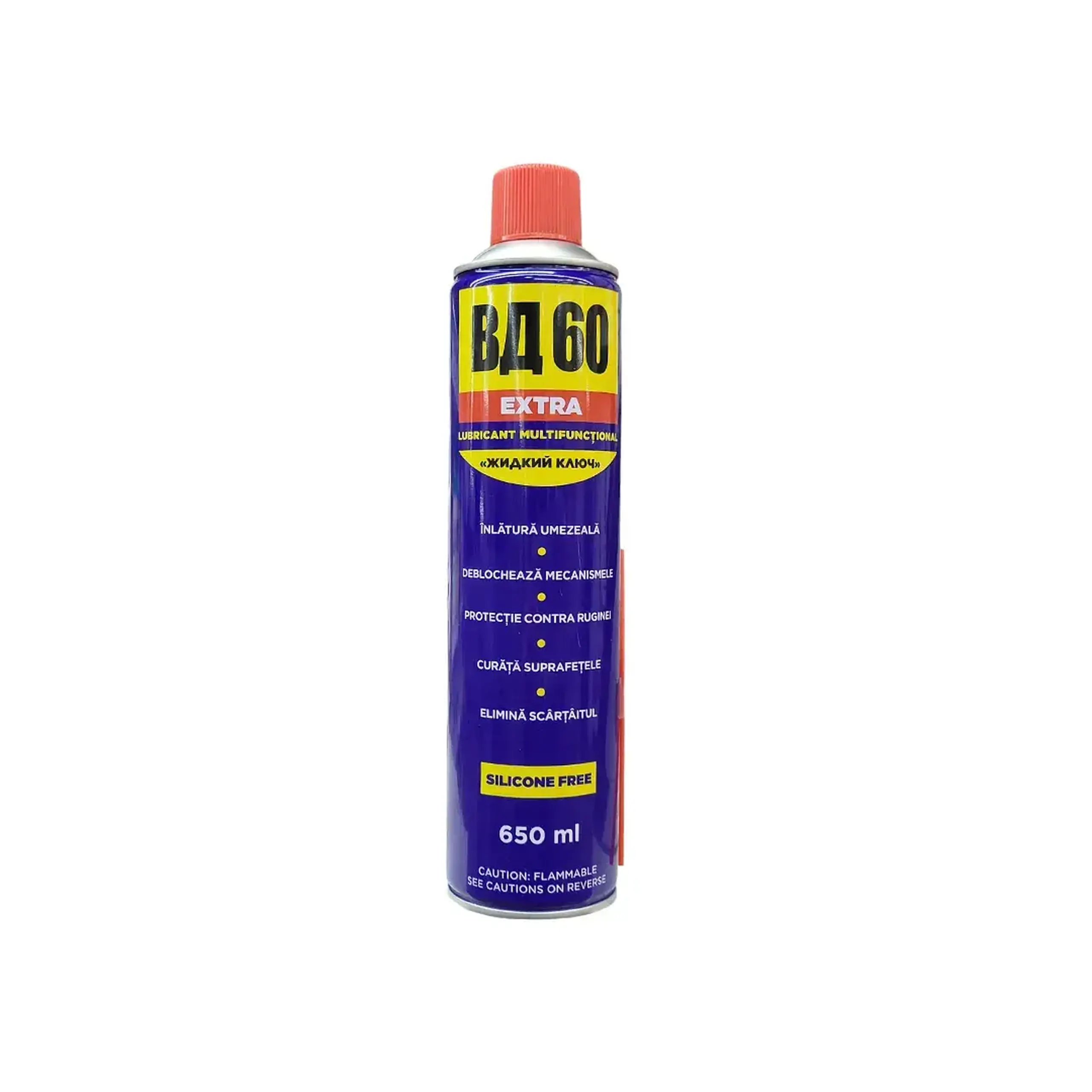 Lubrifiant spray anti-rugină BД60 650 ml