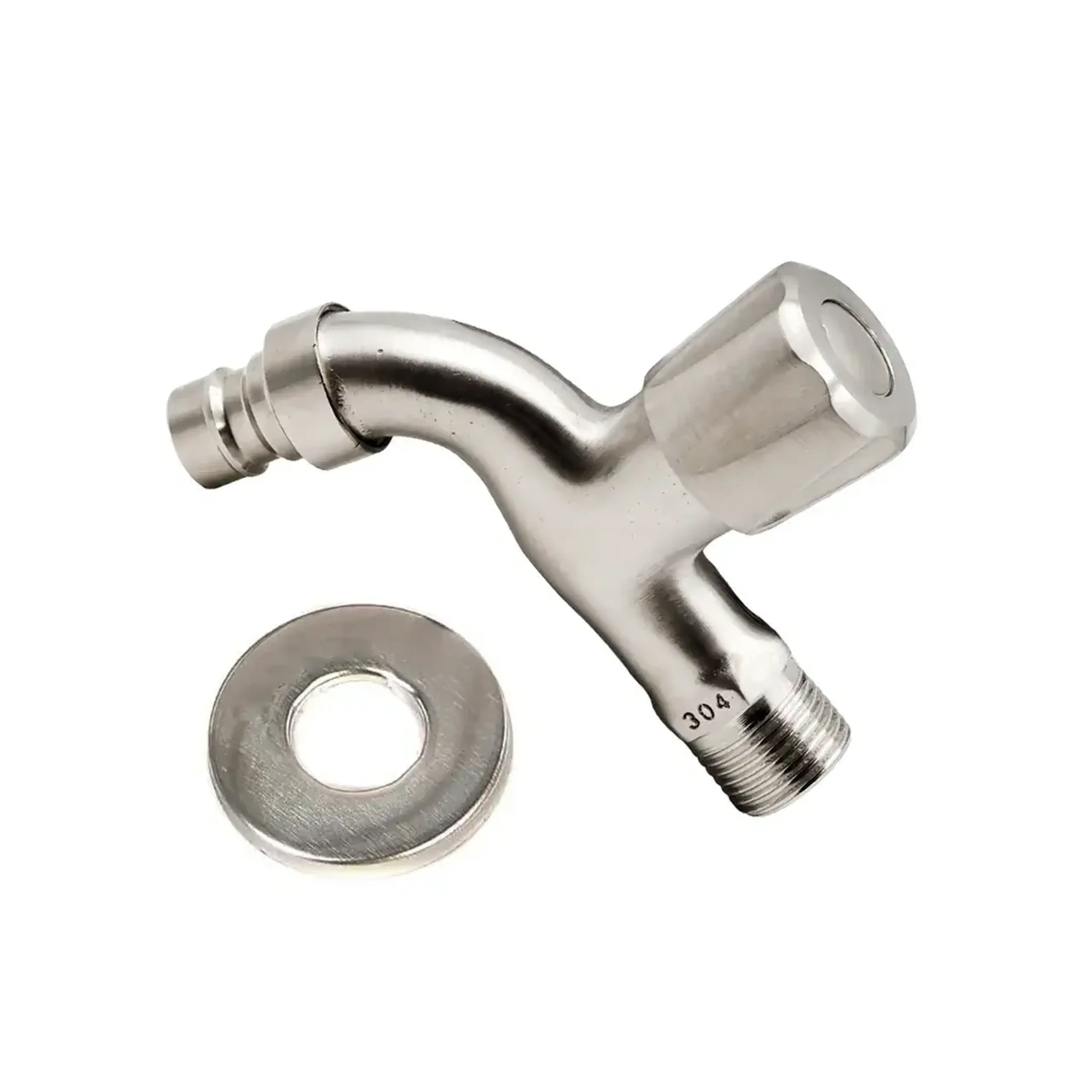 Robinet canea pentru butoi 304O 1/2 x 100 mm Inox Crisor