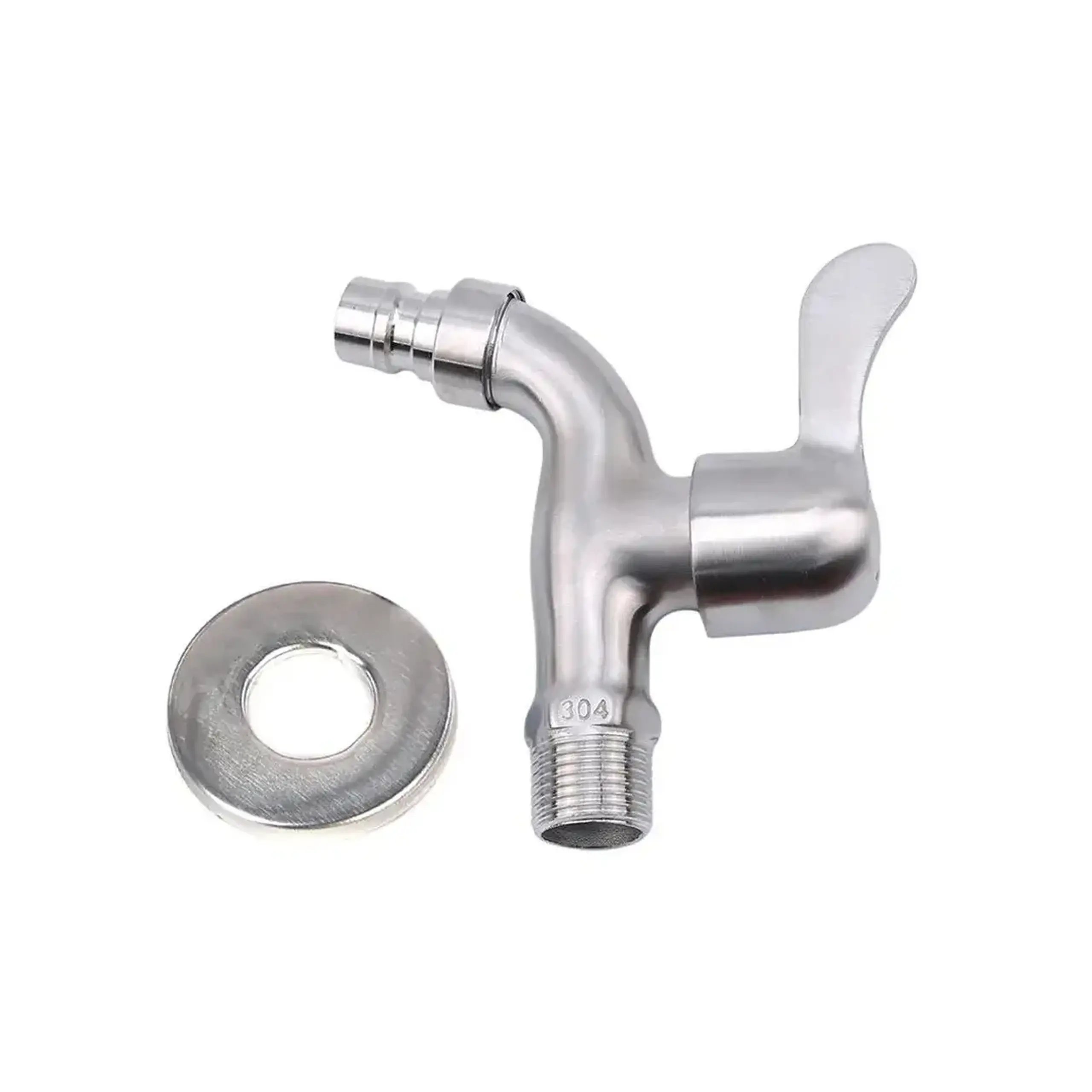 Robinet canea pentru butoi 304L 1/2 x 100 mm Inox Crisor