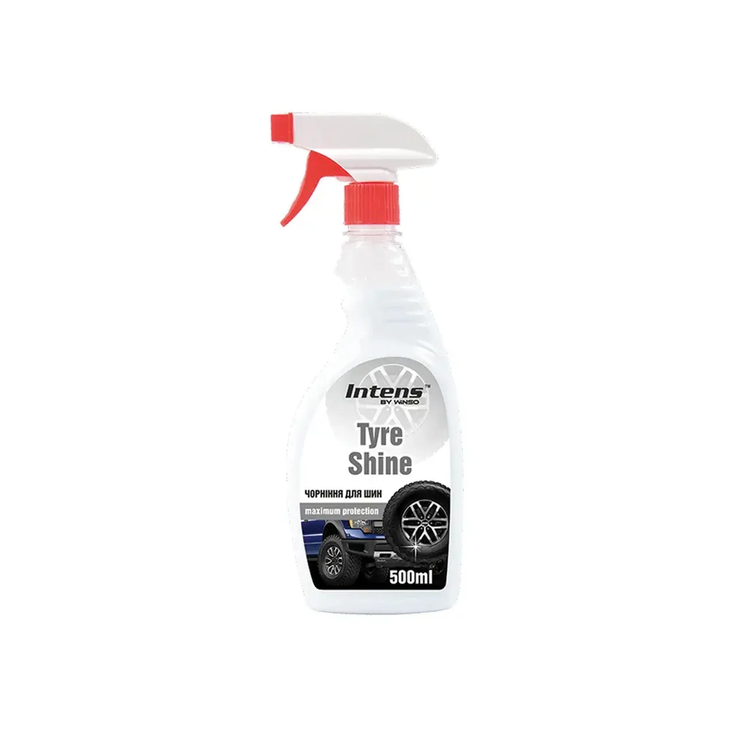 Soluție pentru înnegrirea anvelopelor TYRE SHINE 500 ml WINSO - Volum rezervor 500 ml
