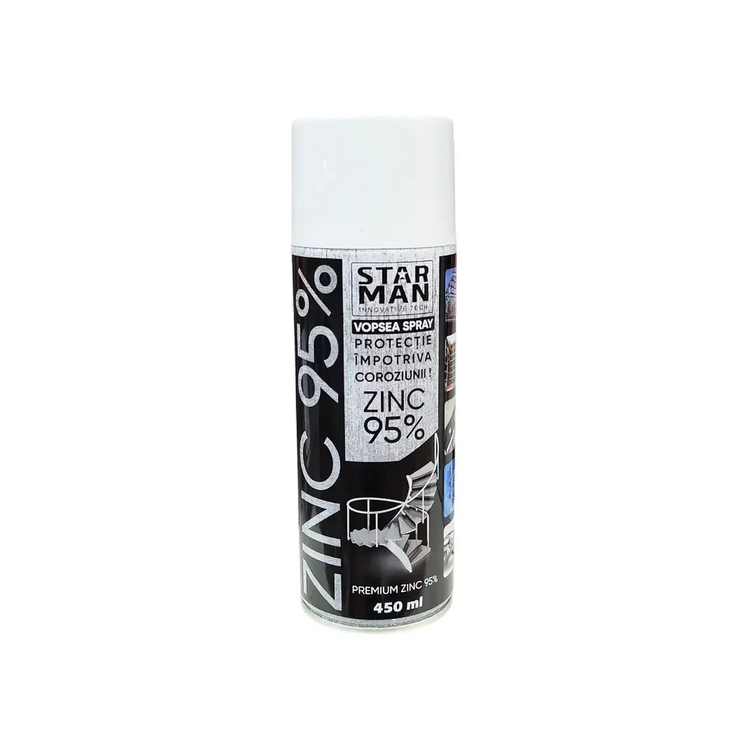Vopsea spray anti rugină Zinc 450 ml Star Man