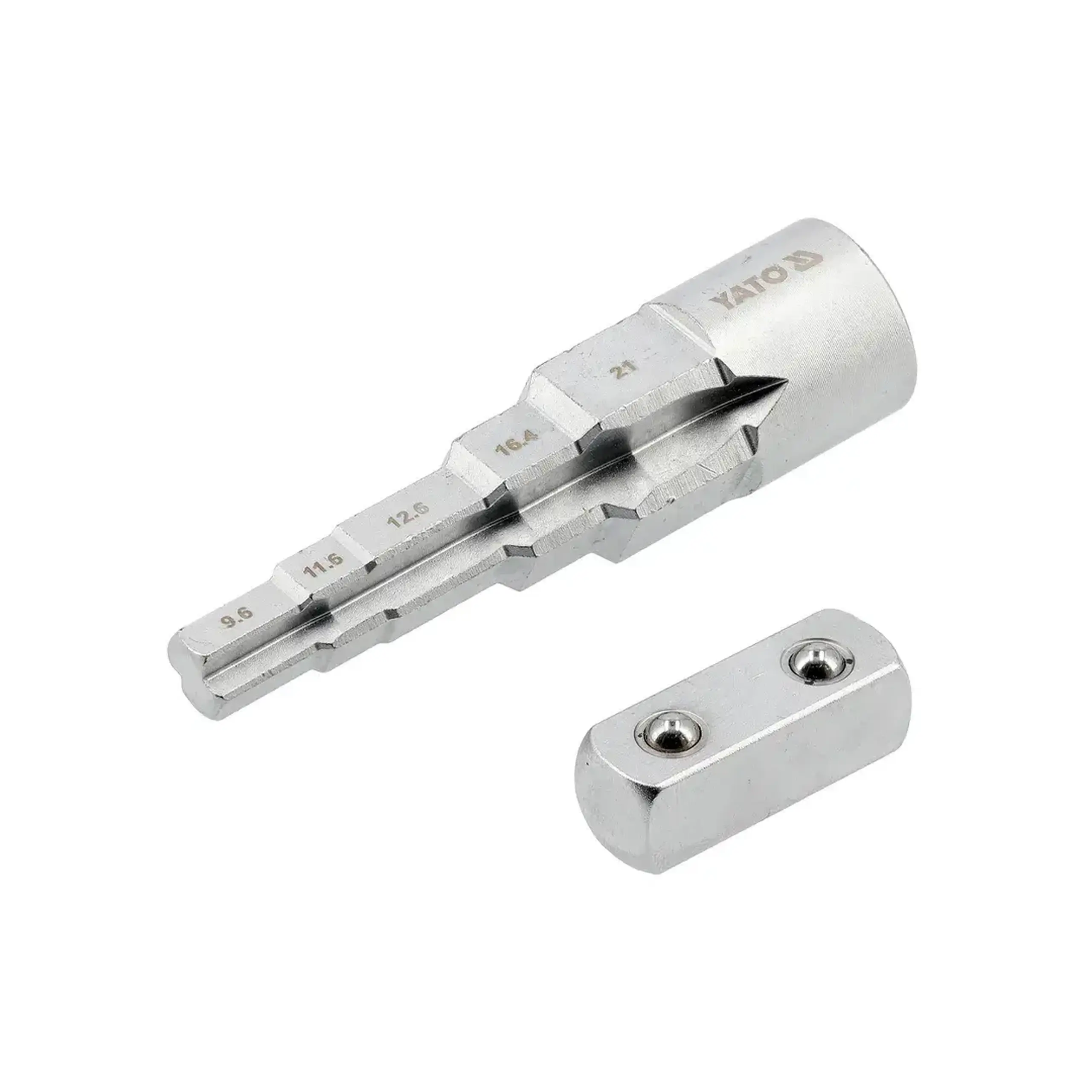 Cheie în trepte cu adaptor 1/2"- 3/8", 27/32" 1 un. Yato