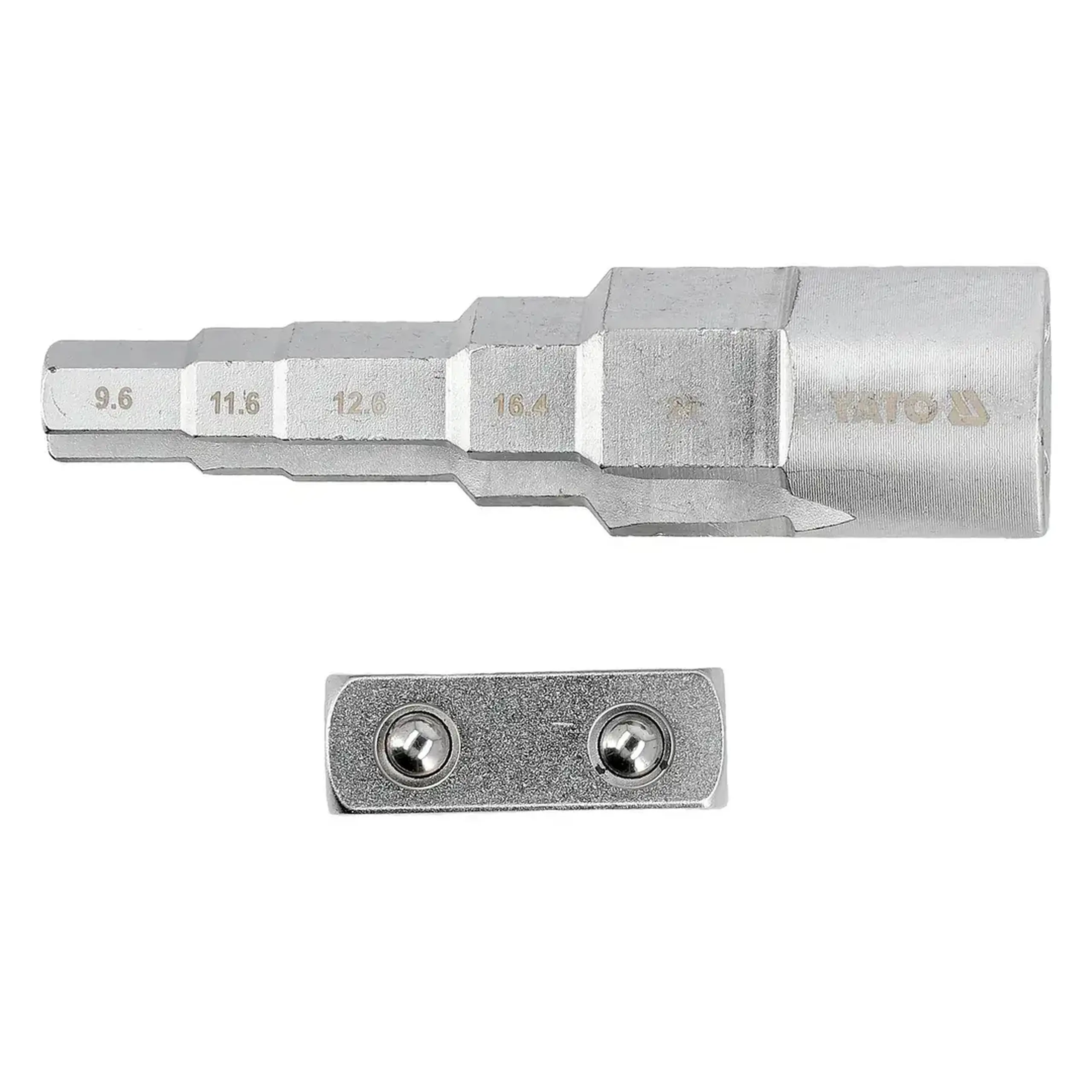 Cheie în trepte cu adaptor 1/2"- 3/8", 27/32" 1 un. Yato