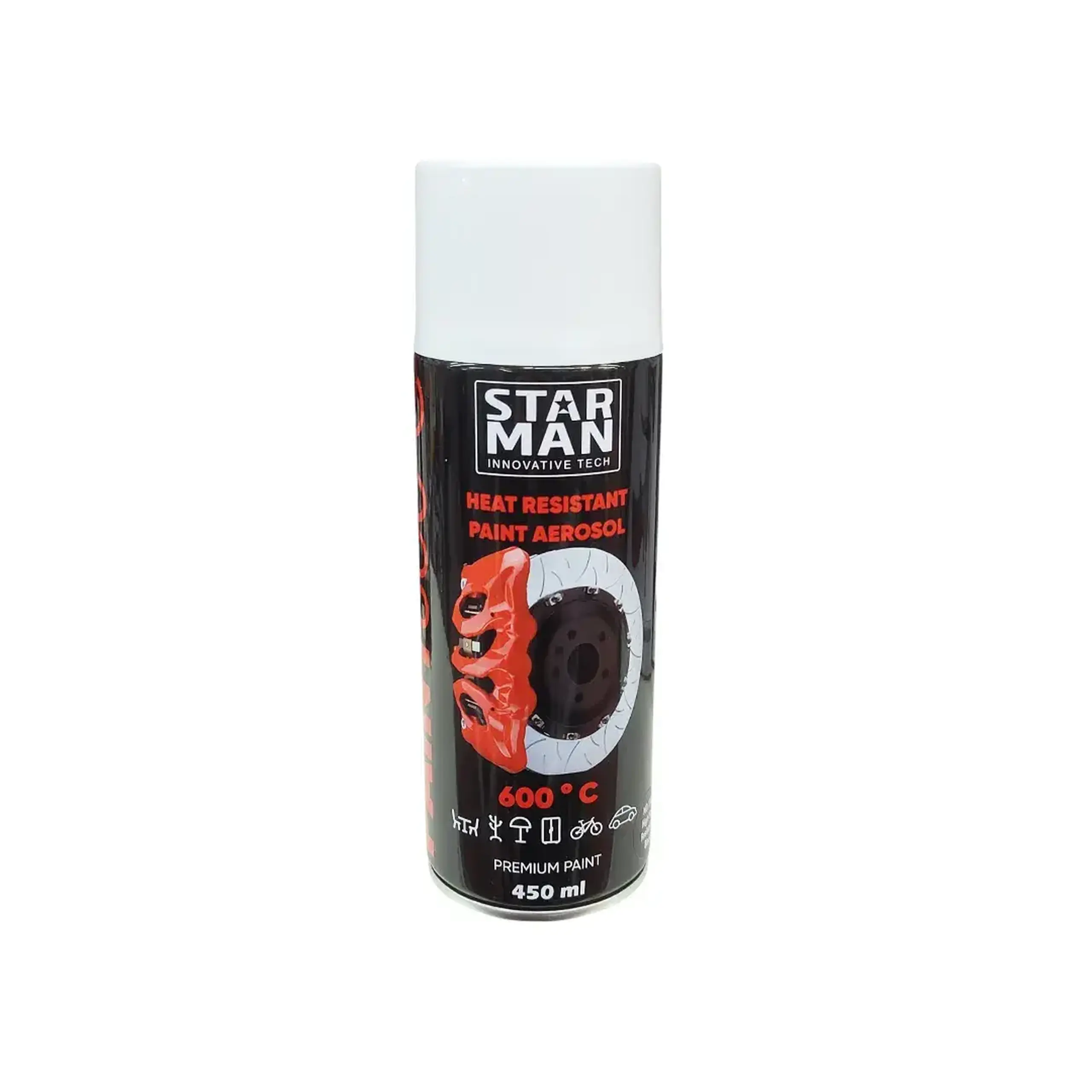 Vopsea spray termorezistentă Roșu 450 ml Star Man