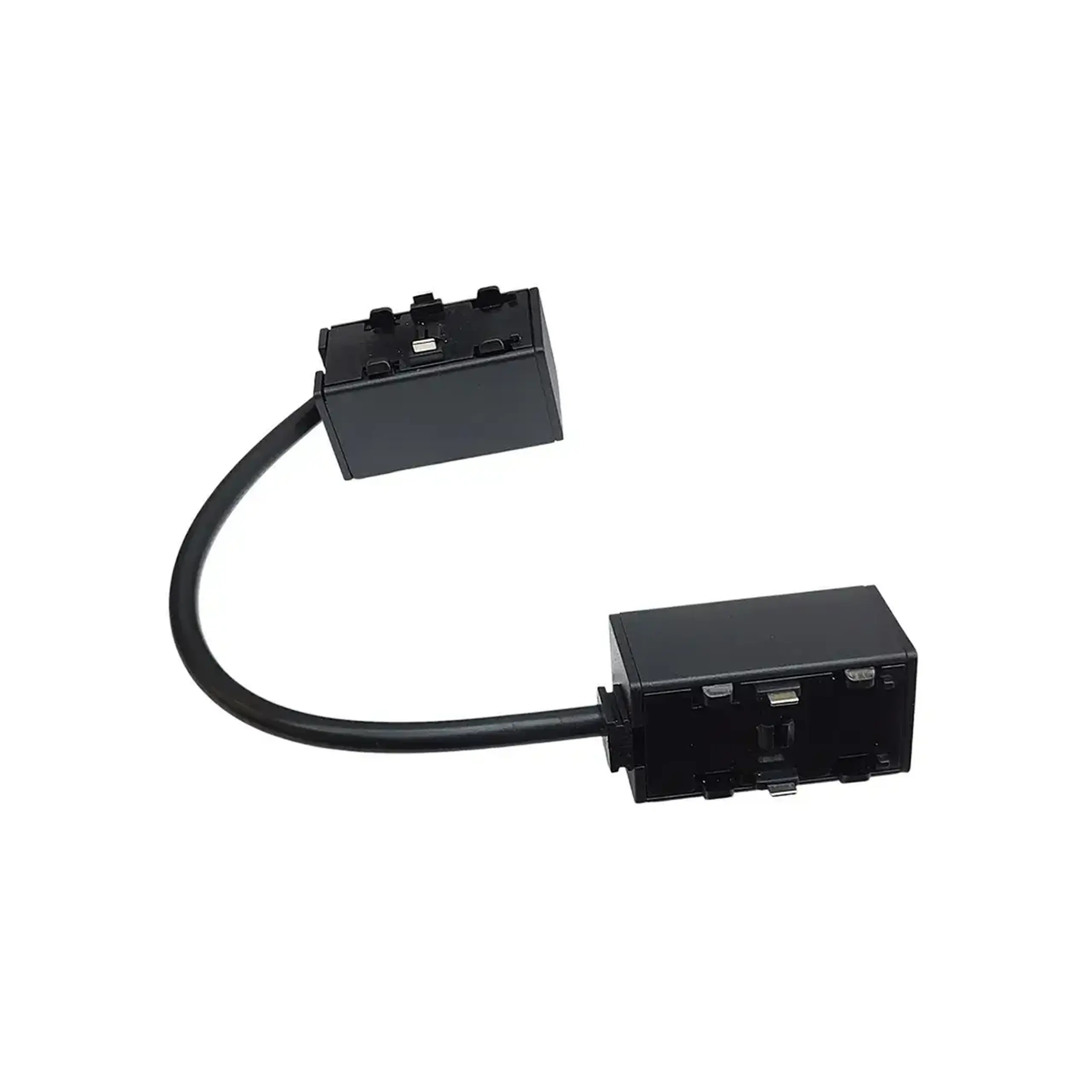 Conector pentru șină TRACKLIGHT SLIM MAGNET-RL 48 V DC Negru Horoz