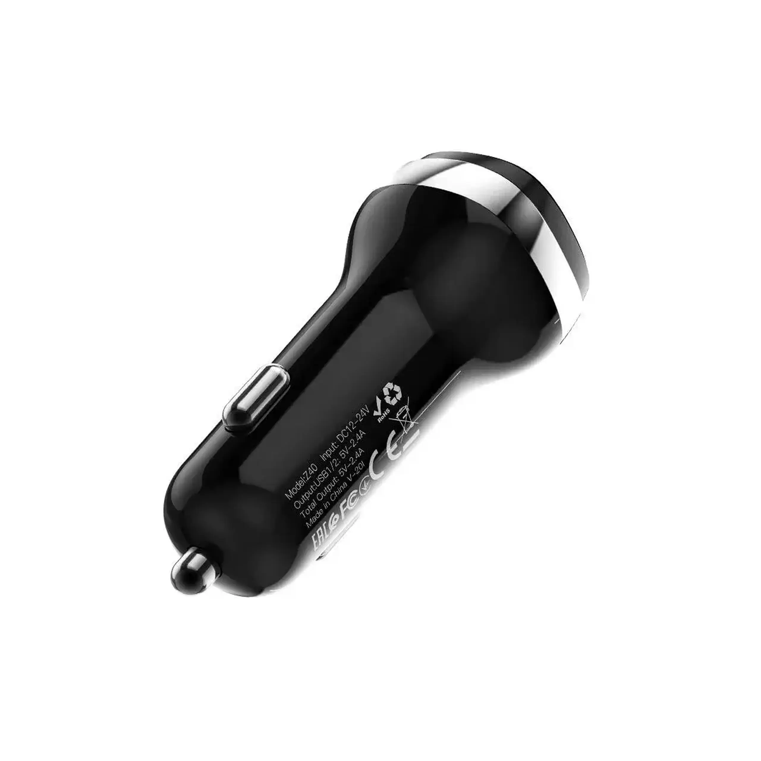 Încărcător auto rapid Z40 12/24 V DC 5 V 69 x 31 mm USB A 2.4 A Hoco