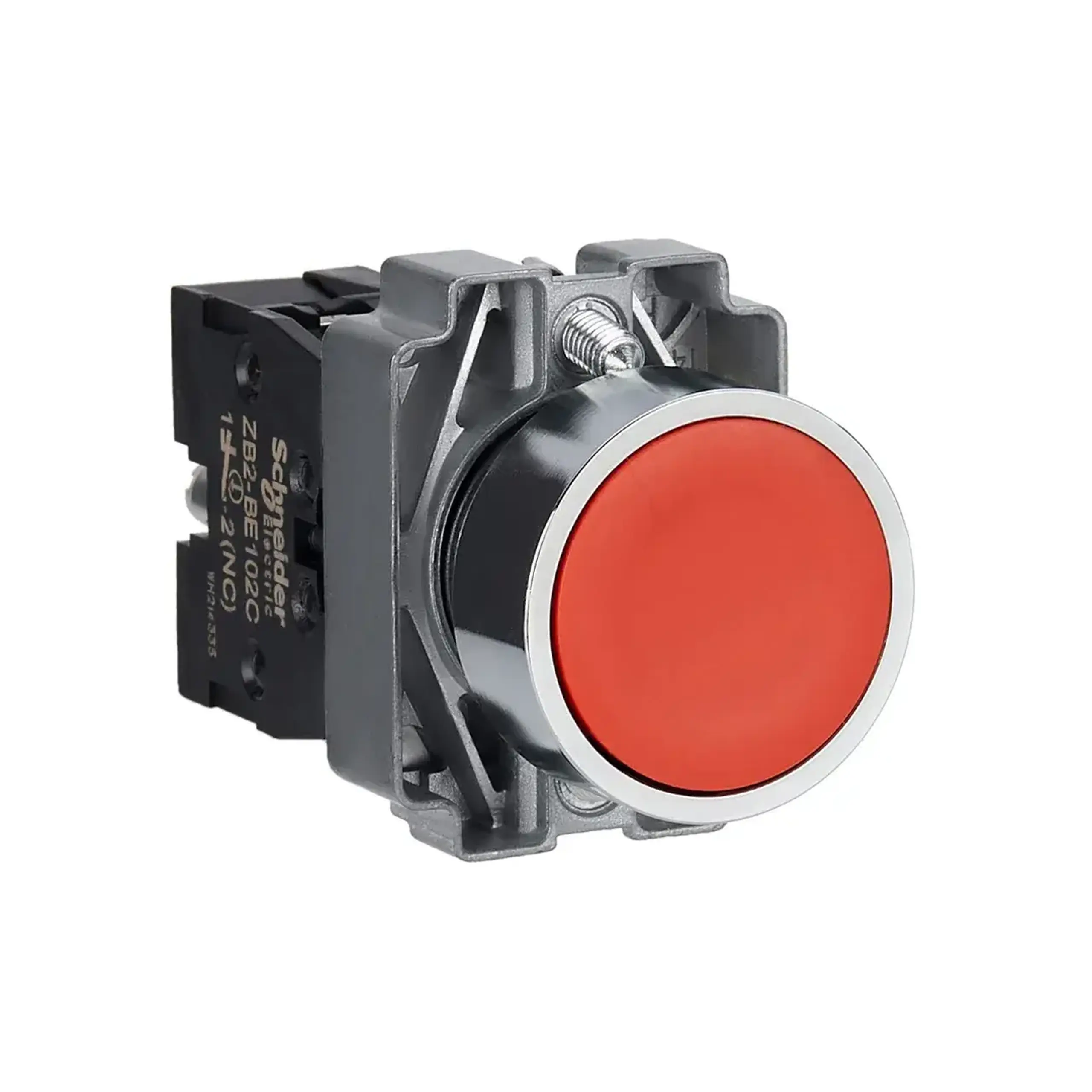 Buton cu revenire 220 - 240 V 3 A IP65 Roșu Schneider-Electric - Tip 1NO