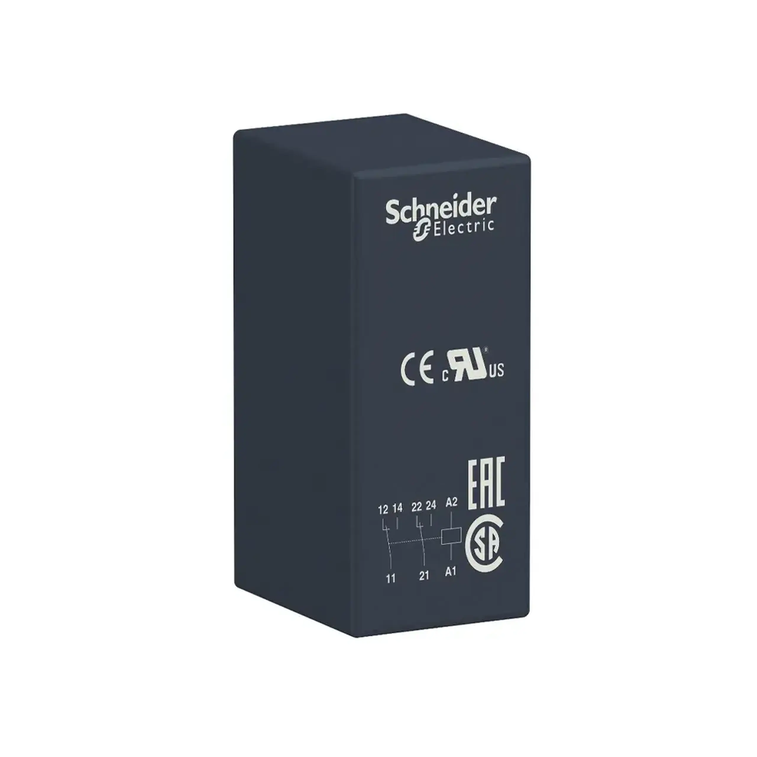 Releu intermediar RSB2 8 A 24 V AC IP40 Schneider-Electric