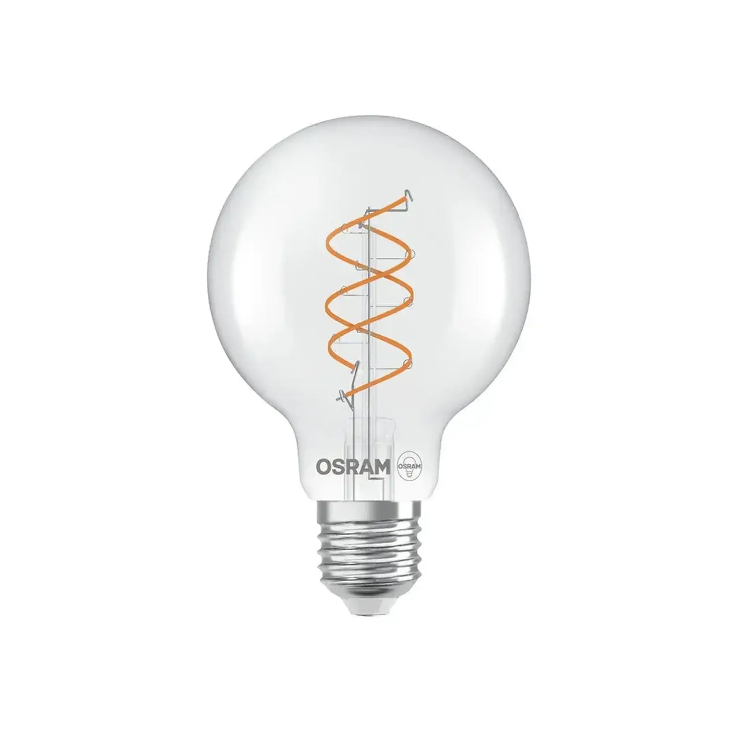 Bec LED cu filament VINTAGE 1906 7.2 W E27 2400 K 220 - 240 V OSRAM - Dimensiuni (L x W x H x Ø) 123 x 80 mm