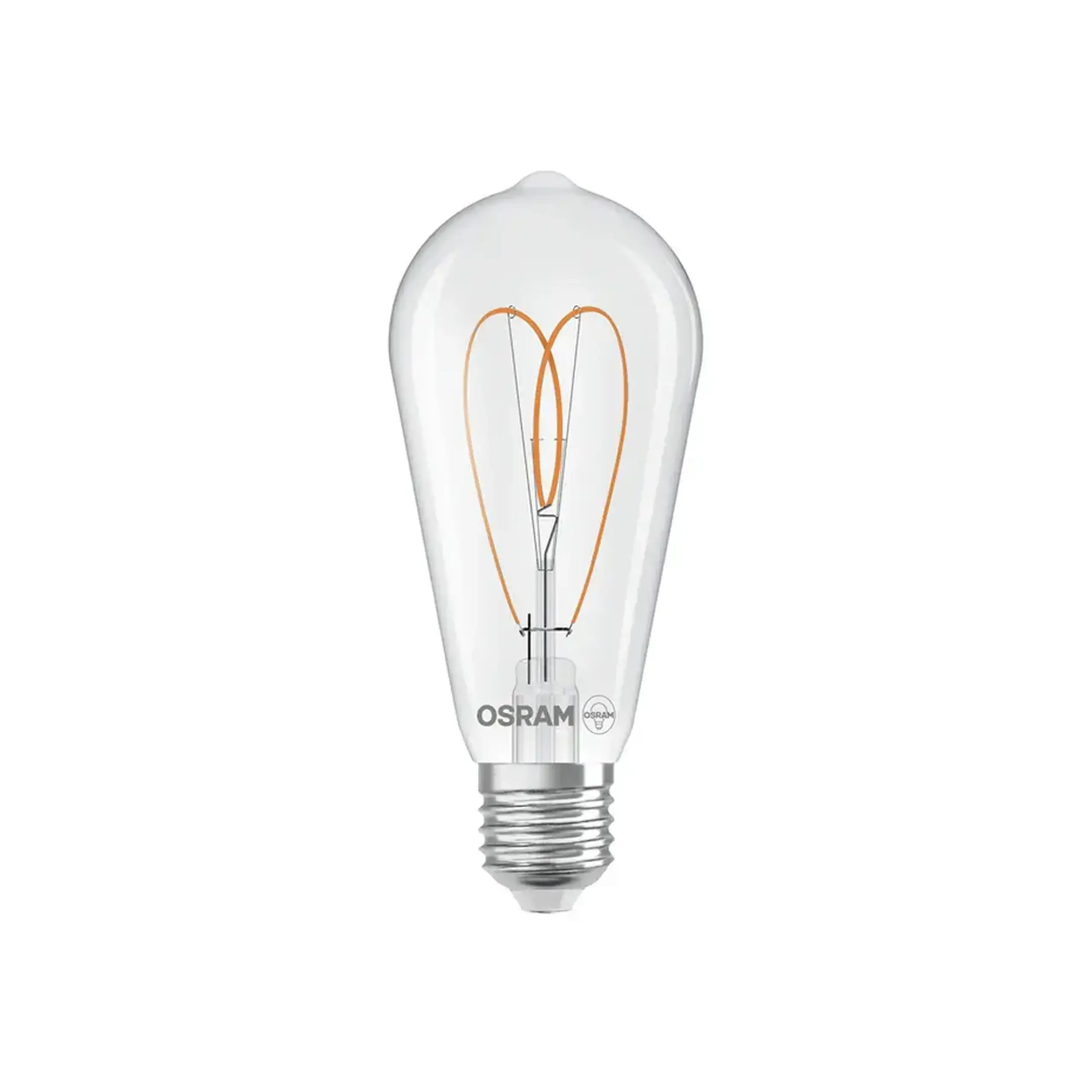 Bec LED cu filament VINTAGE 1906 7.2 W E27 2400 K 220 - 240 V OSRAM - Dimensiuni (L x W x H x Ø) 139 x 64 mm