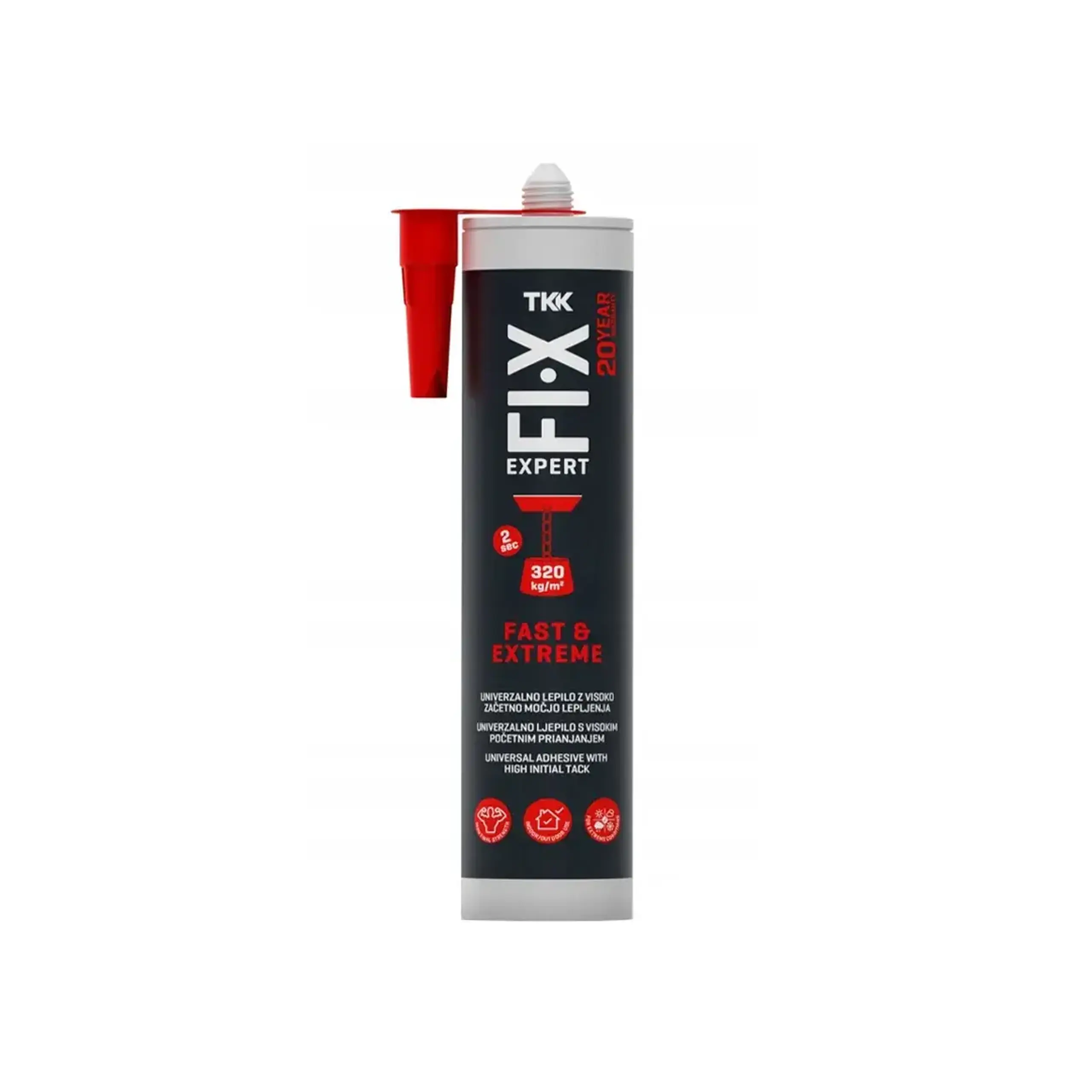 Adeziv-etanșant FAST & EXTREME 290 ml Alb TKK
