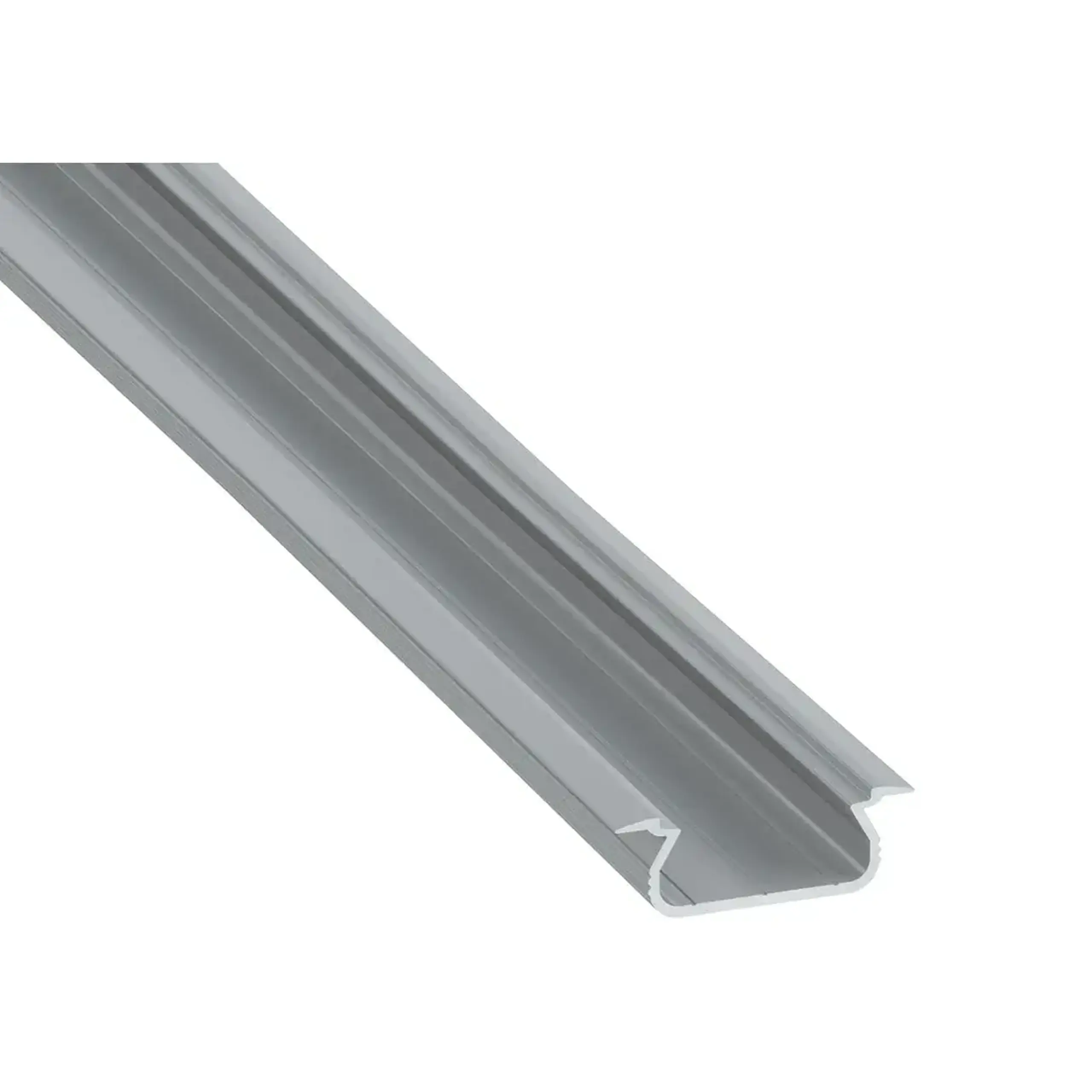 Profil din aluminiu cu dispersor TEKKNI SELDE 2020 x 21 x 7.2 mm Lumines - Culoare Argintiu/Opal